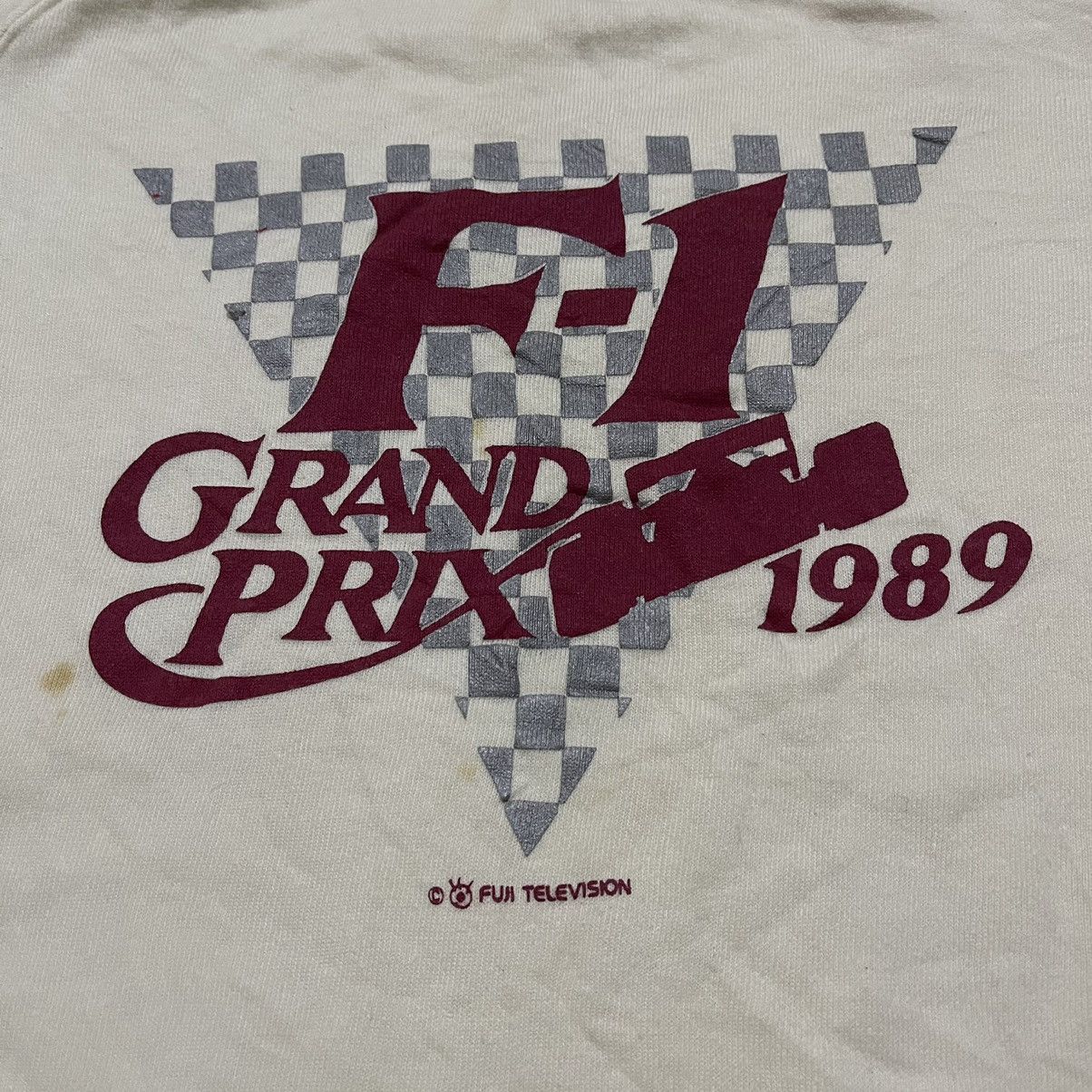 Formula 1 Vintage 80s F1 grandprix sweatshirt fuji television Size US M / EU 48-50 / 2 - 2 Thumbnail