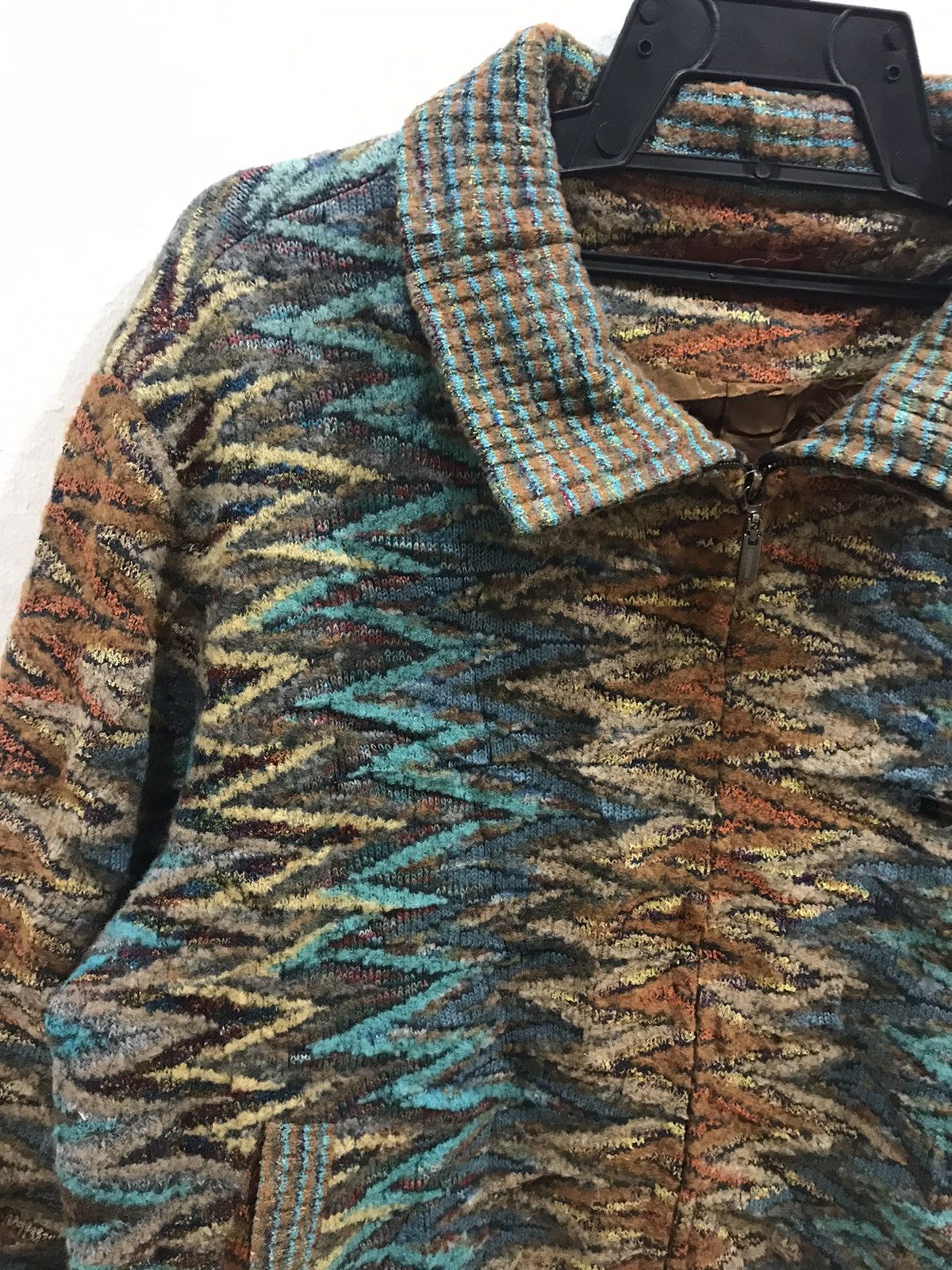 Japanese Brand Coogi Inspired❗️Caperdoni Multicolor Knit Jacket Size US M / EU 48-50 / 2 - 16 Thumbnail