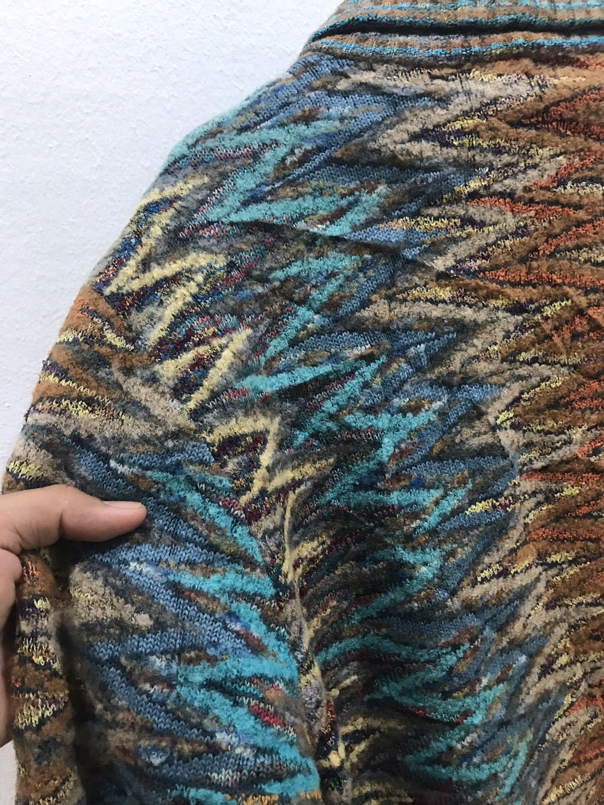 Japanese Brand Coogi Inspired❗️Caperdoni Multicolor Knit Jacket Size US M / EU 48-50 / 2 - 18 Thumbnail