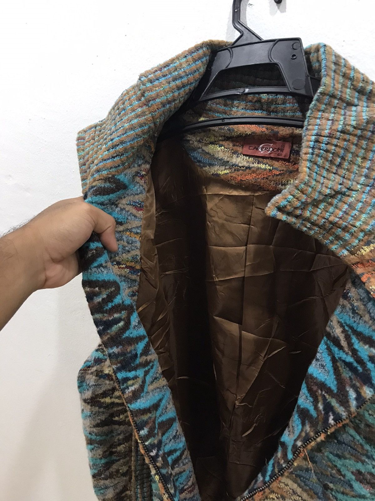 Japanese Brand Coogi Inspired❗️Caperdoni Multicolor Knit Jacket Size US M / EU 48-50 / 2 - 15 Thumbnail