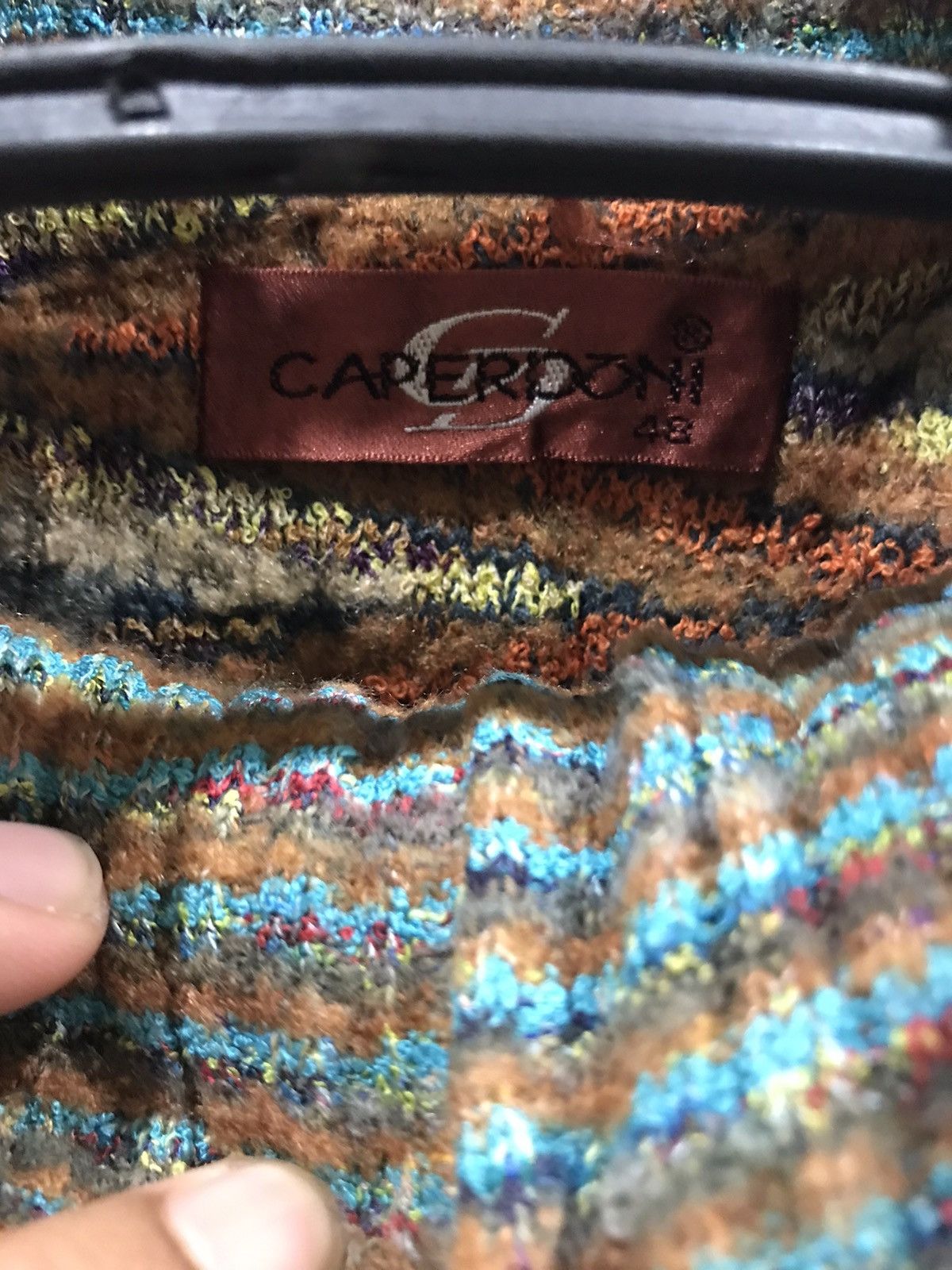 Japanese Brand Coogi Inspired❗️Caperdoni Multicolor Knit Jacket Size US M / EU 48-50 / 2 - 13 Thumbnail