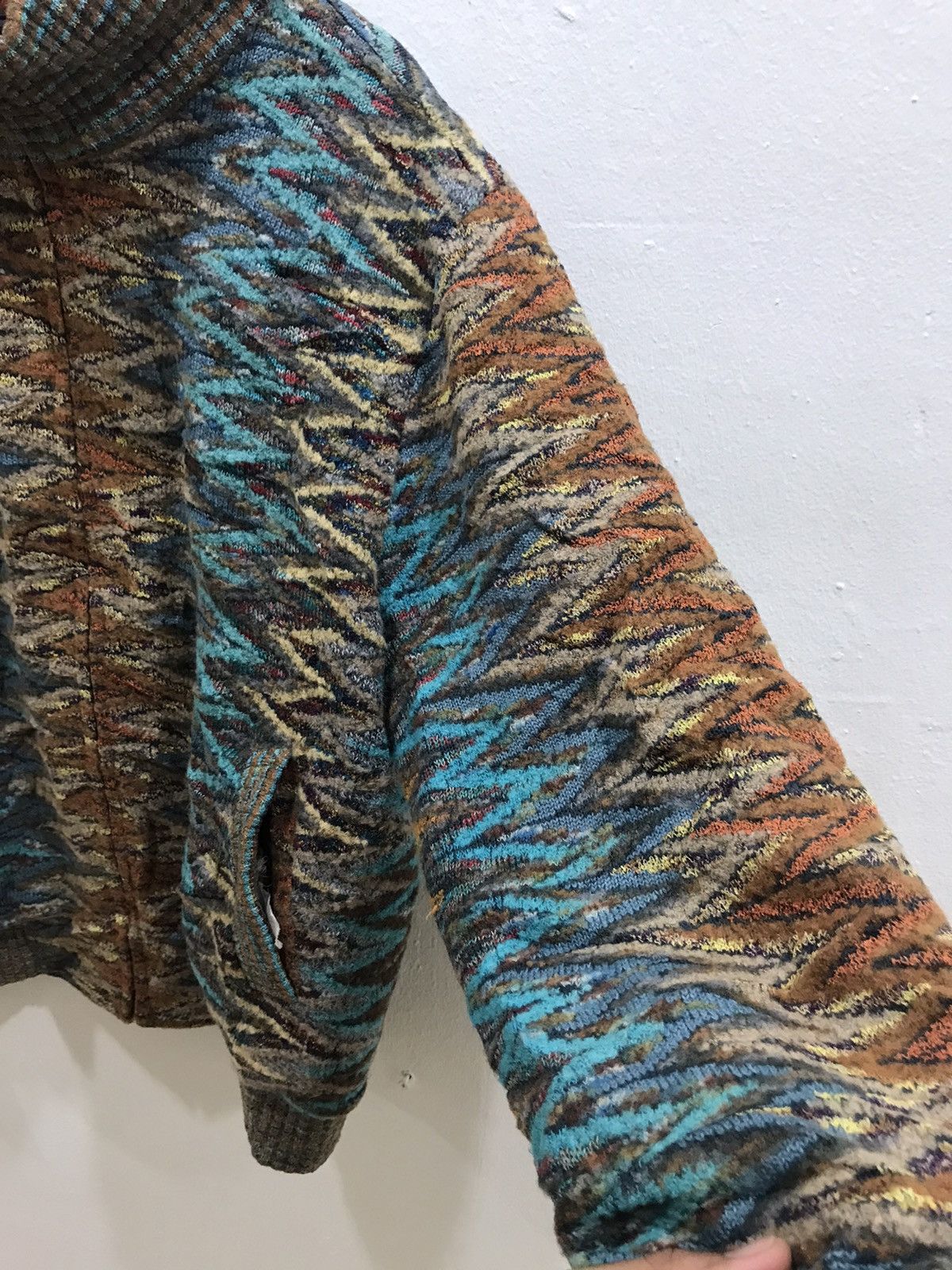 Japanese Brand Coogi Inspired❗️Caperdoni Multicolor Knit Jacket Size US M / EU 48-50 / 2 - 10 Thumbnail