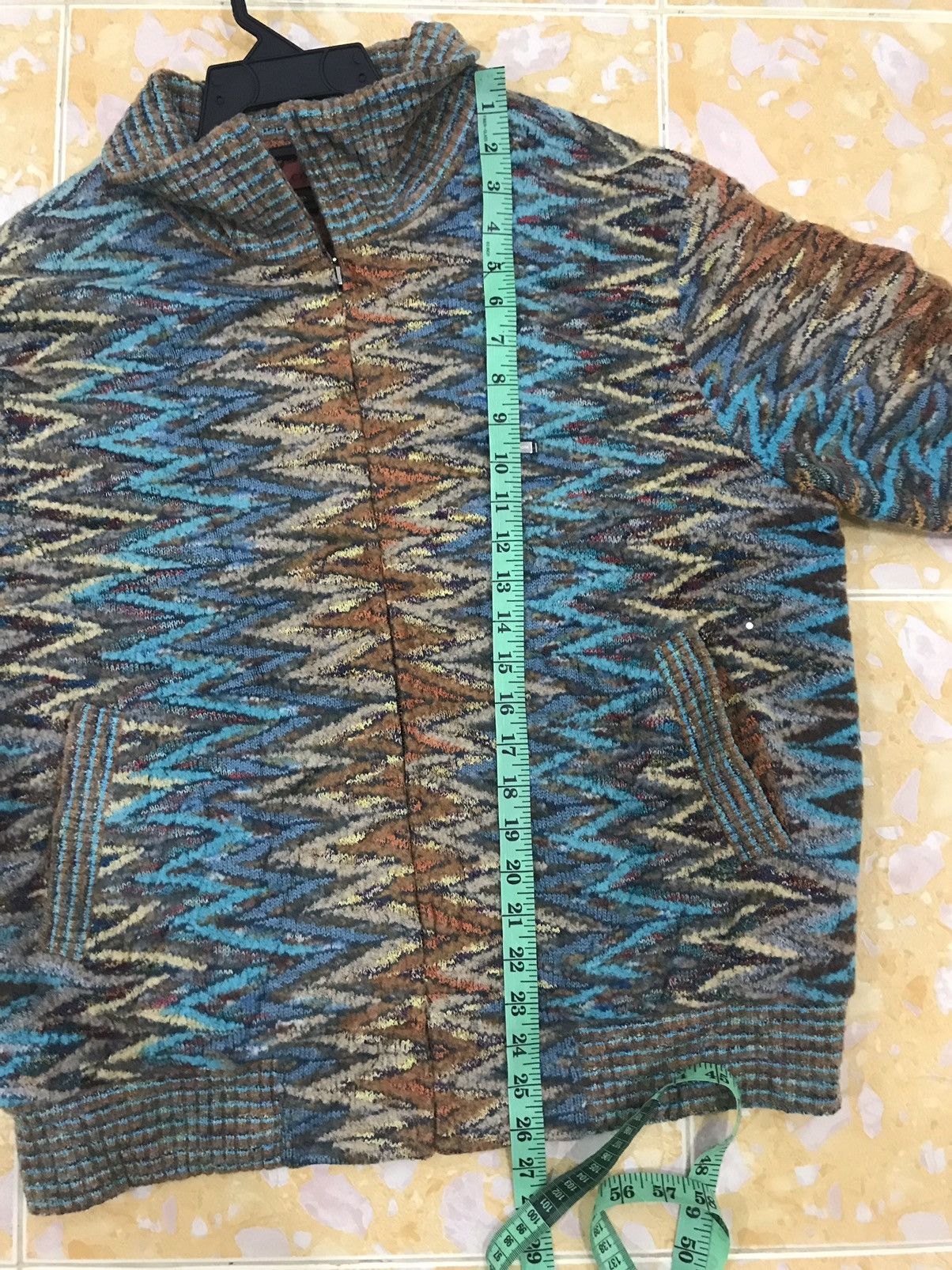 Japanese Brand Coogi Inspired❗️Caperdoni Multicolor Knit Jacket Size US M / EU 48-50 / 2 - 20 Thumbnail