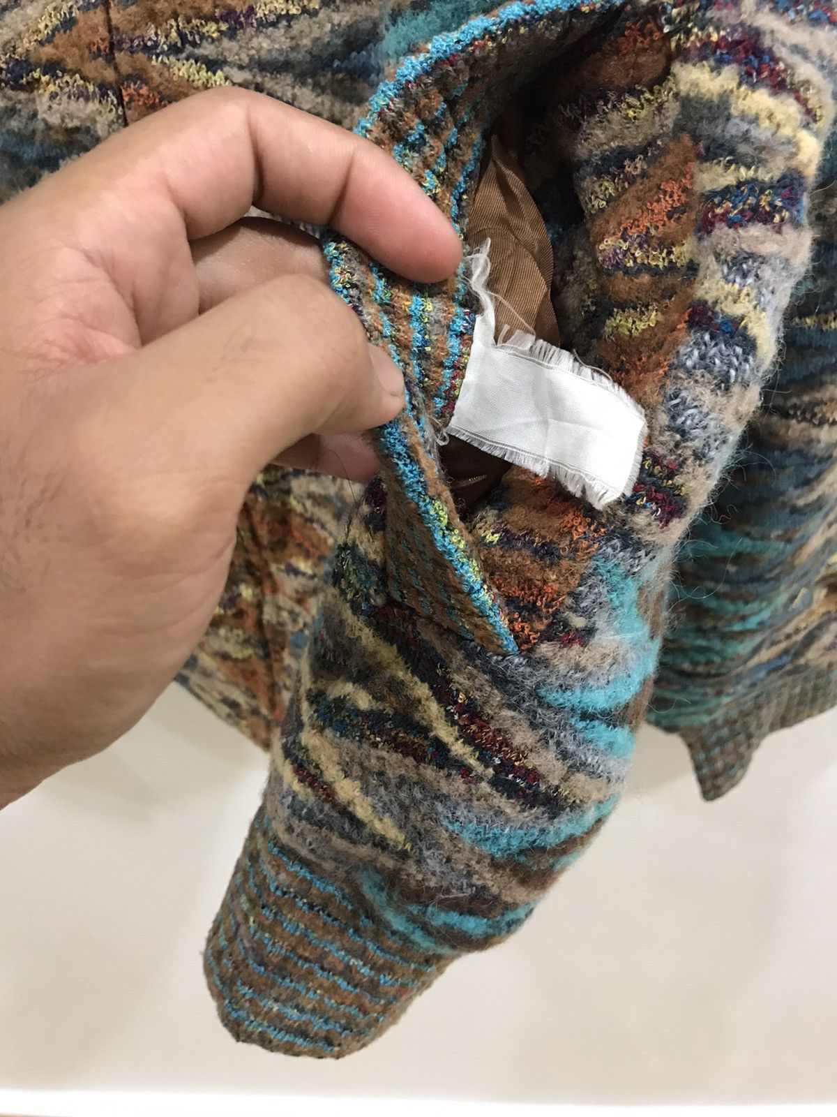 Japanese Brand Coogi Inspired❗️Caperdoni Multicolor Knit Jacket Size US M / EU 48-50 / 2 - 8 Thumbnail