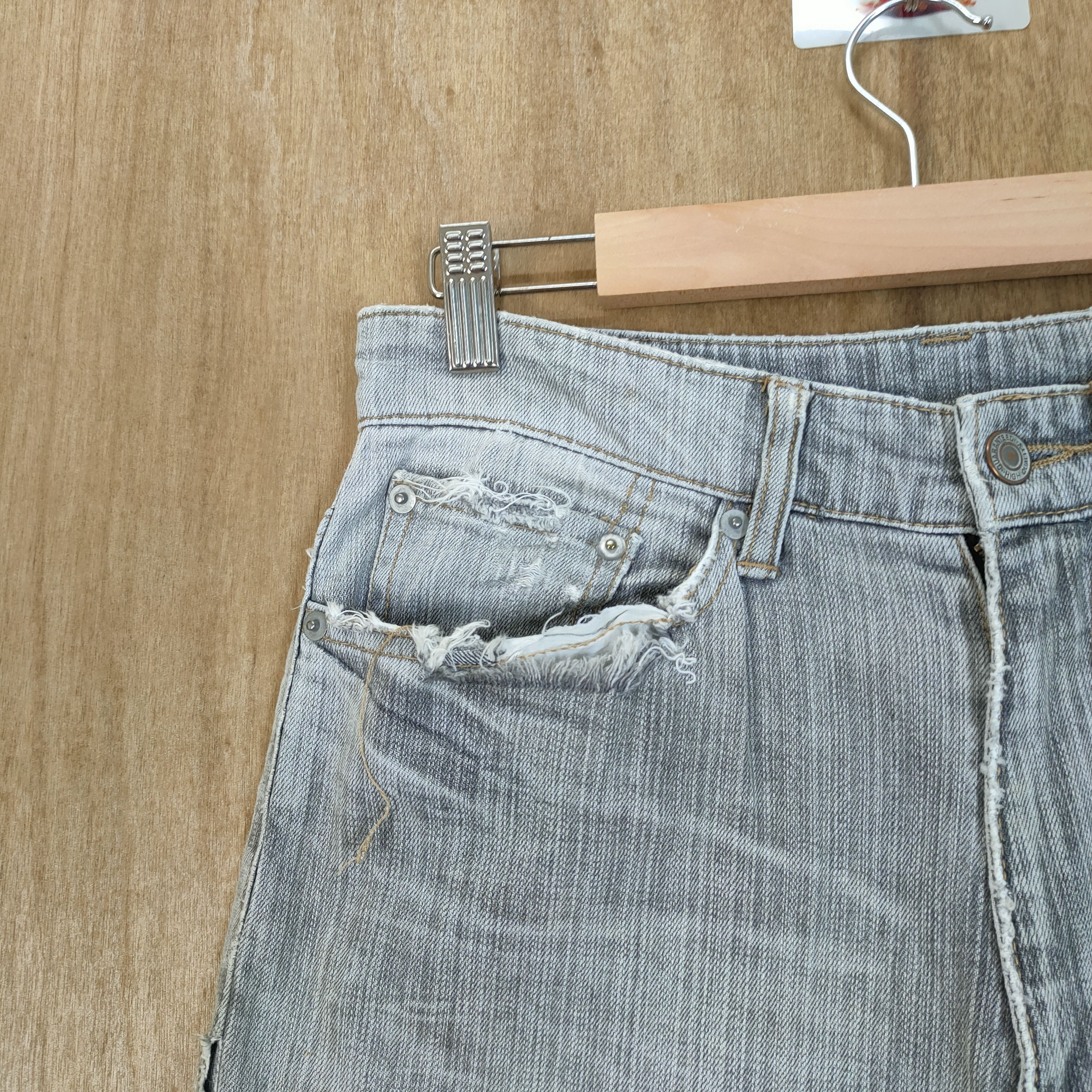 Japanese Brand × Jean JAPANESE VINTAGE FADED BOOTCUT FLARE JEANS DENIM PANTS Size US 30 / EU 46 - 4 Thumbnail