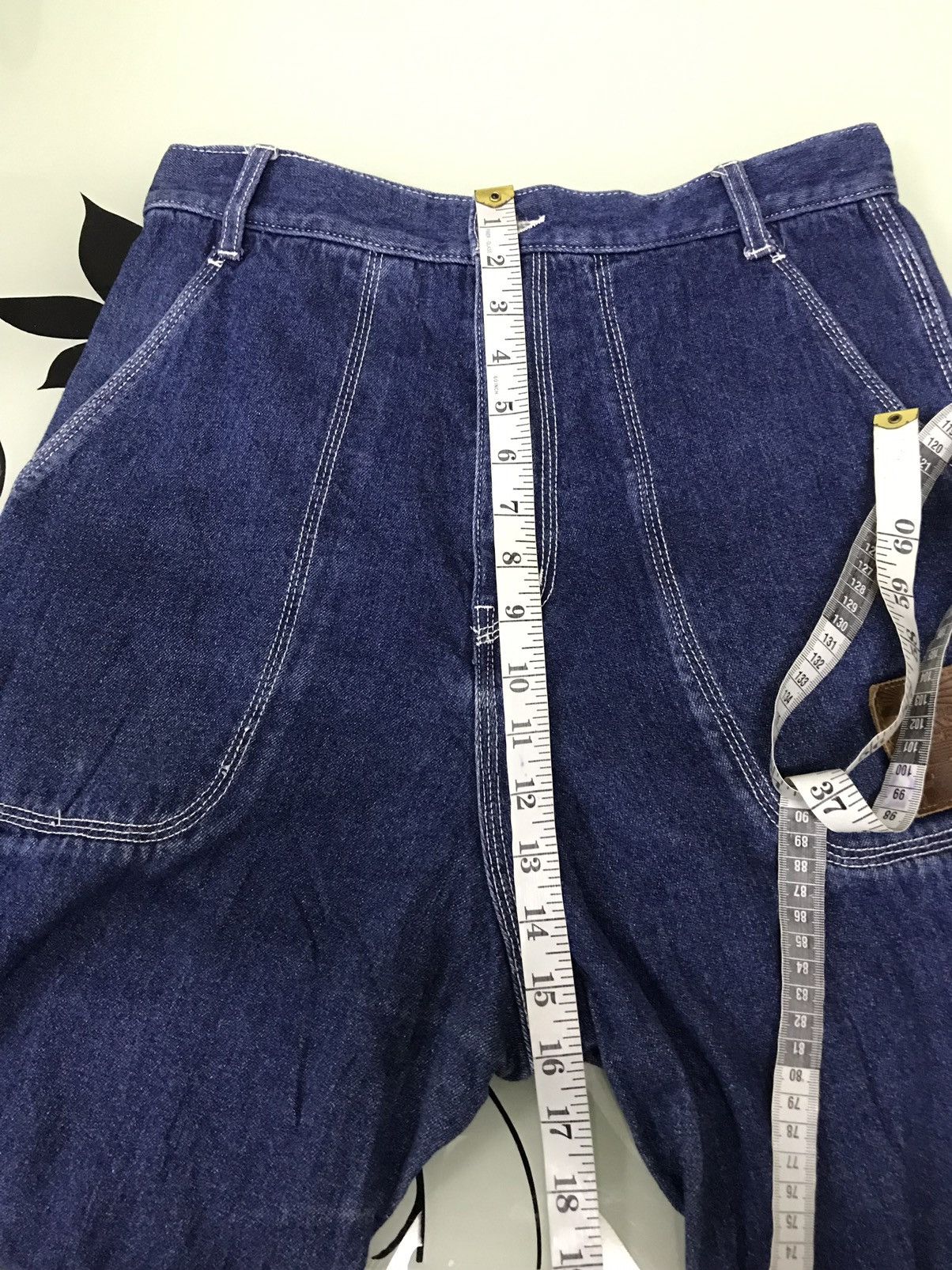 Issey Miyake Rare❗️Issey Miyake Mercibeaucoup Denim Monkey Pants Style Size US 31 - 20 Thumbnail