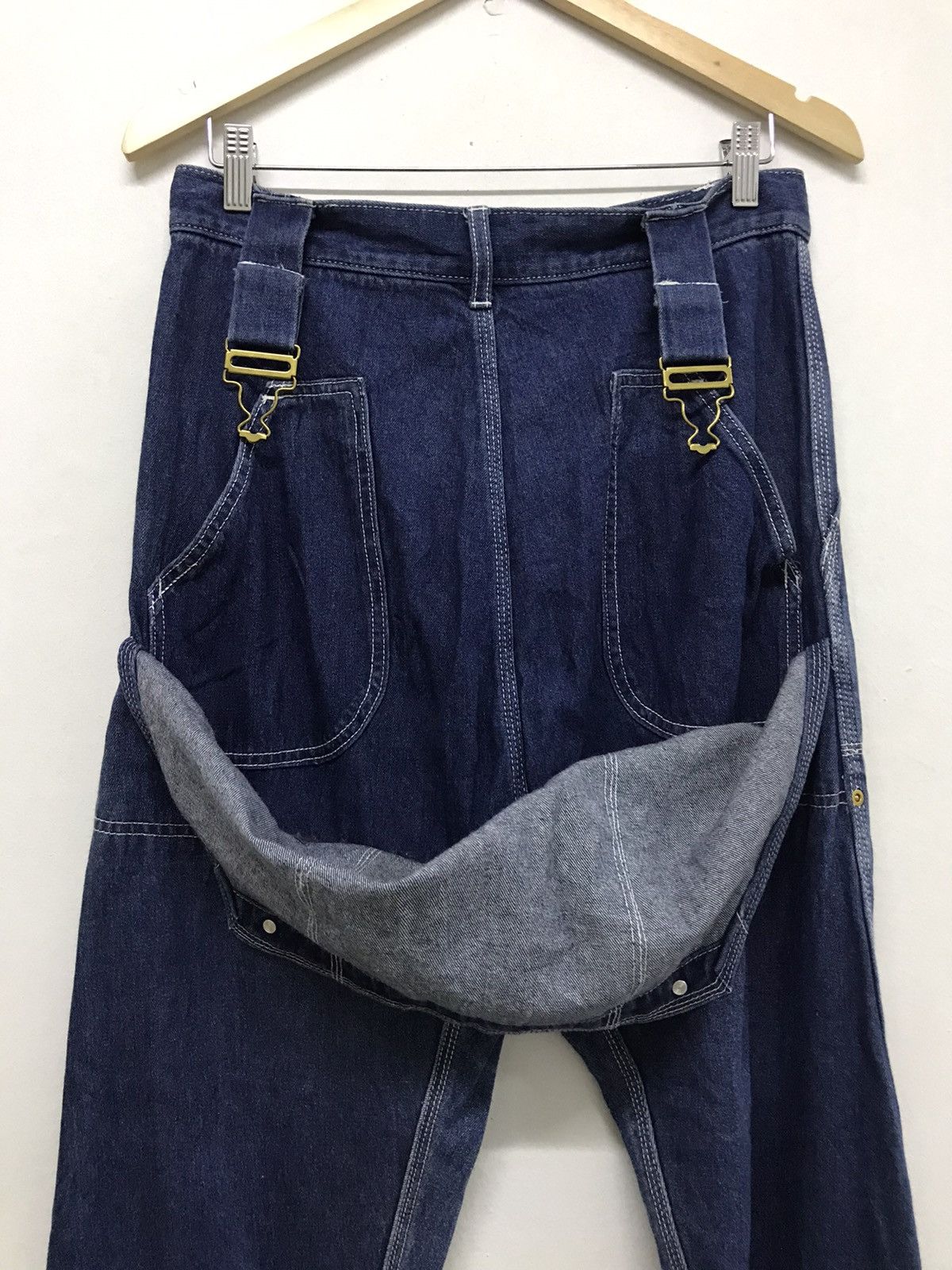 Issey Miyake Rare❗️Issey Miyake Mercibeaucoup Denim Monkey Pants Style Size US 31 - 11 Thumbnail