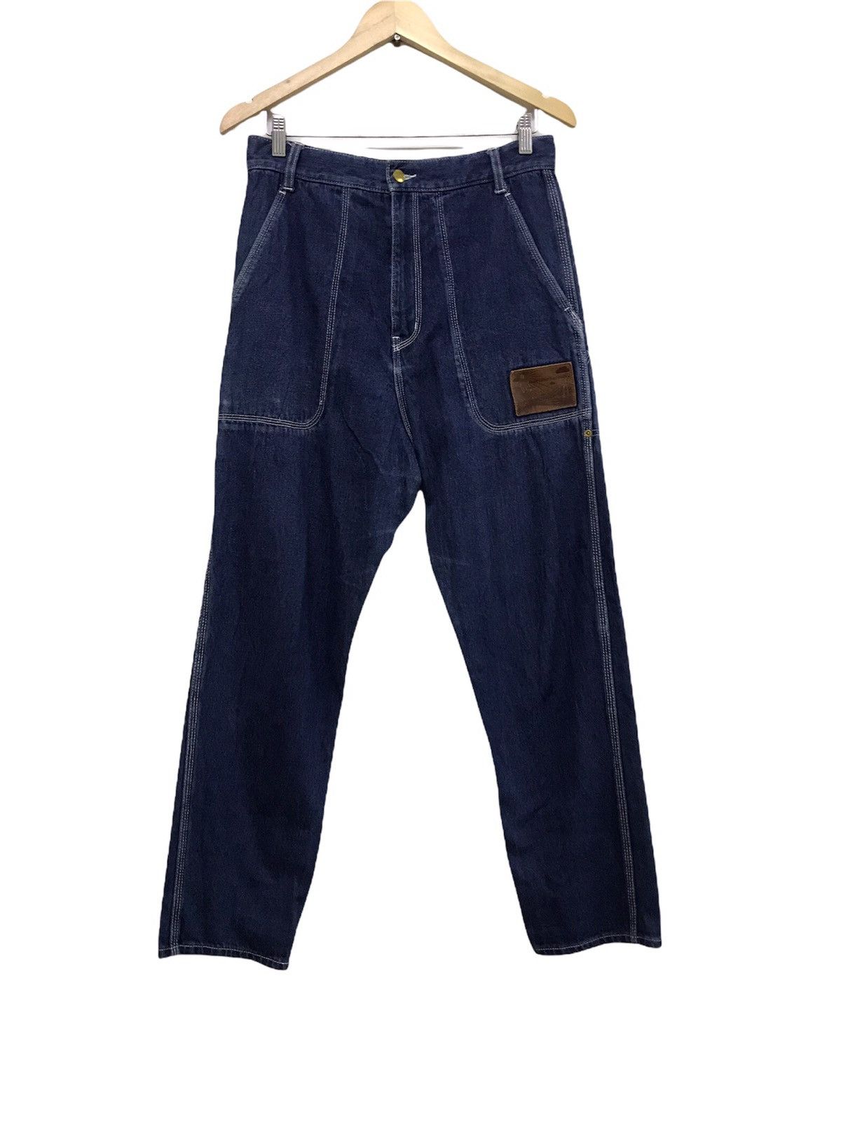 Issey Miyake Rare❗️Issey Miyake Mercibeaucoup Denim Monkey Pants Style Size US 31 - 2 Thumbnail