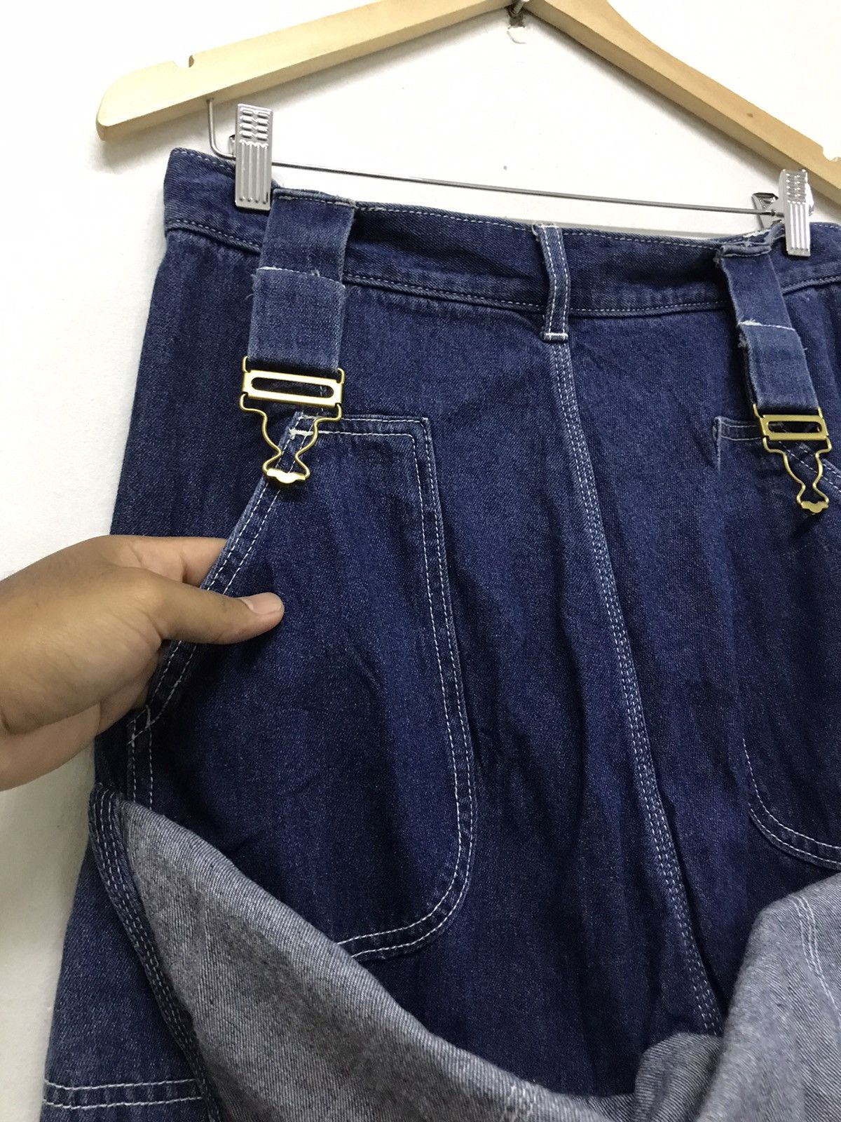 Issey Miyake Rare❗️Issey Miyake Mercibeaucoup Denim Monkey Pants Style Size US 31 - 12 Thumbnail