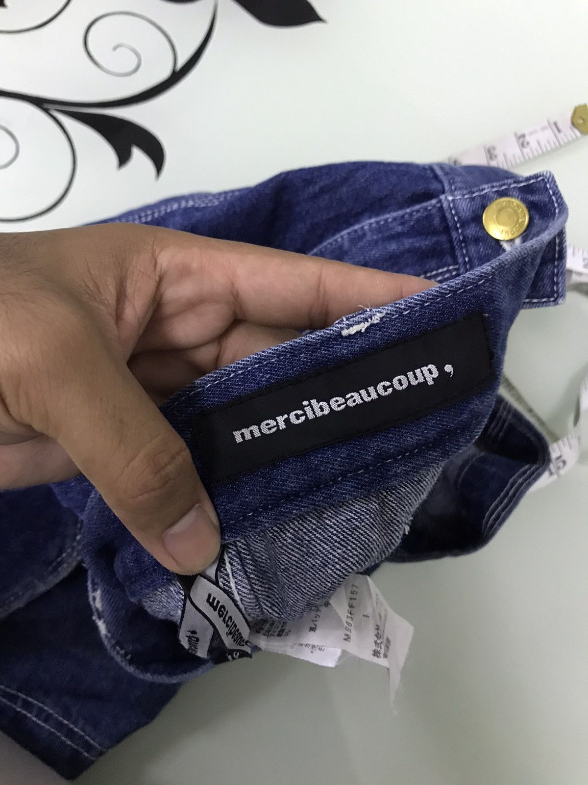 Issey Miyake Rare❗️Issey Miyake Mercibeaucoup Denim Monkey Pants Style Size US 31 - 16 Thumbnail