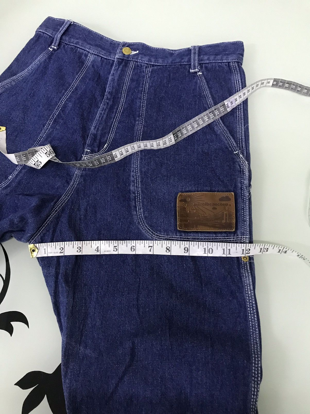 Issey Miyake Rare❗️Issey Miyake Mercibeaucoup Denim Monkey Pants Style Size US 31 - 21 Thumbnail