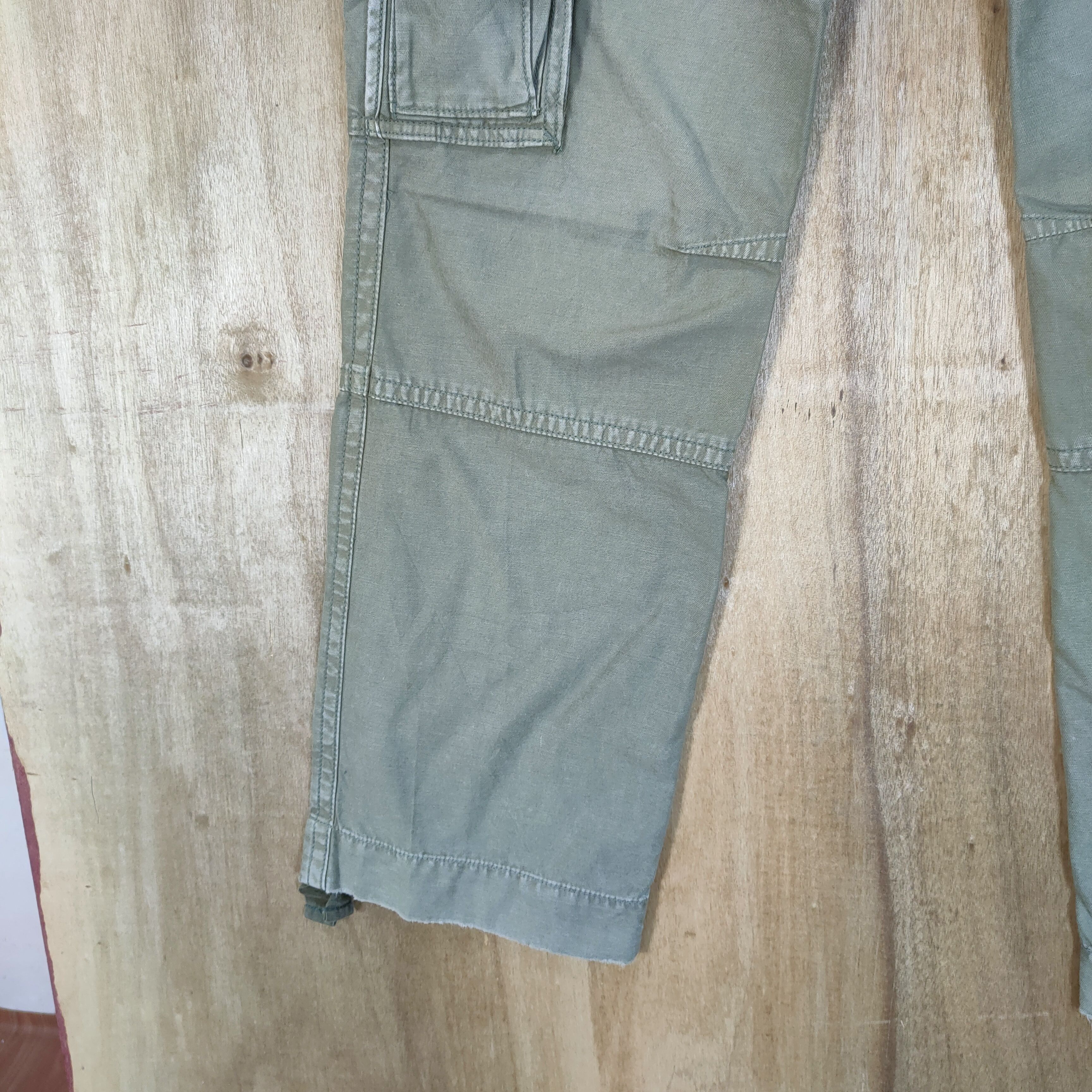 Japanese Brand JAPANESE BRAND FADED CARGO PANTS MULTIPOCKET TACTICAL Size US 30 / EU 46 - 18 Thumbnail