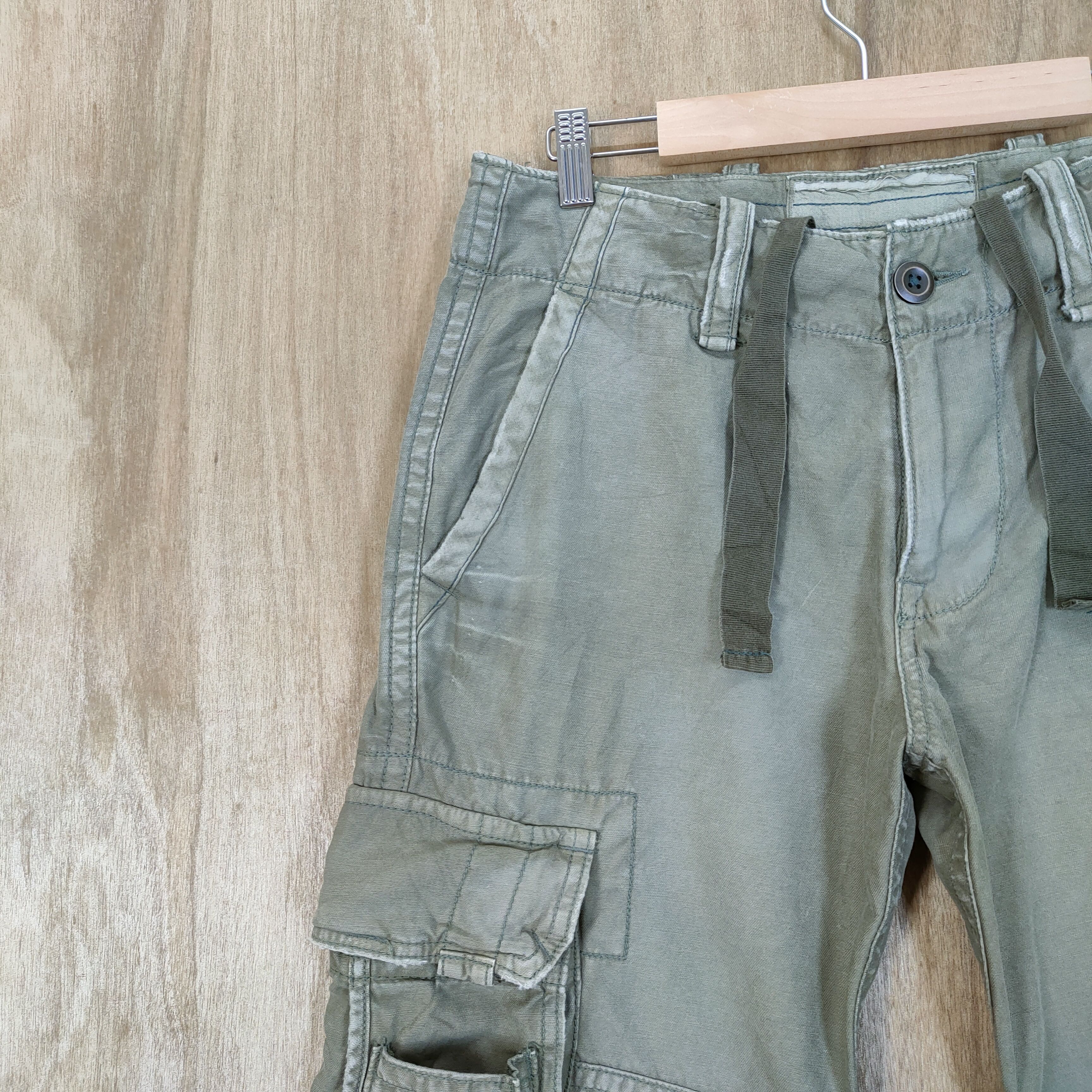 Japanese Brand JAPANESE BRAND FADED CARGO PANTS MULTIPOCKET TACTICAL Size US 30 / EU 46 - 11 Thumbnail
