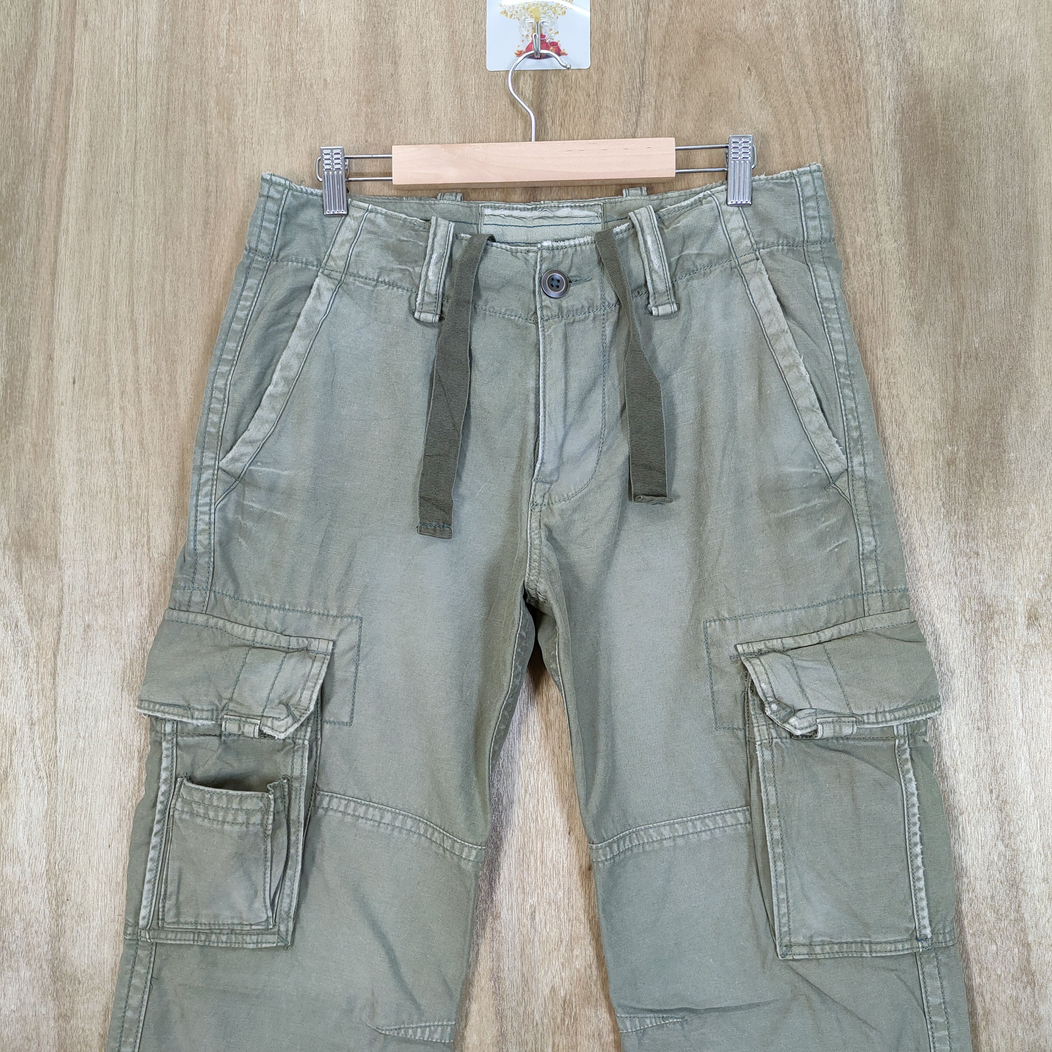 Japanese Brand JAPANESE BRAND FADED CARGO PANTS MULTIPOCKET TACTICAL Size US 30 / EU 46 - 2 Thumbnail