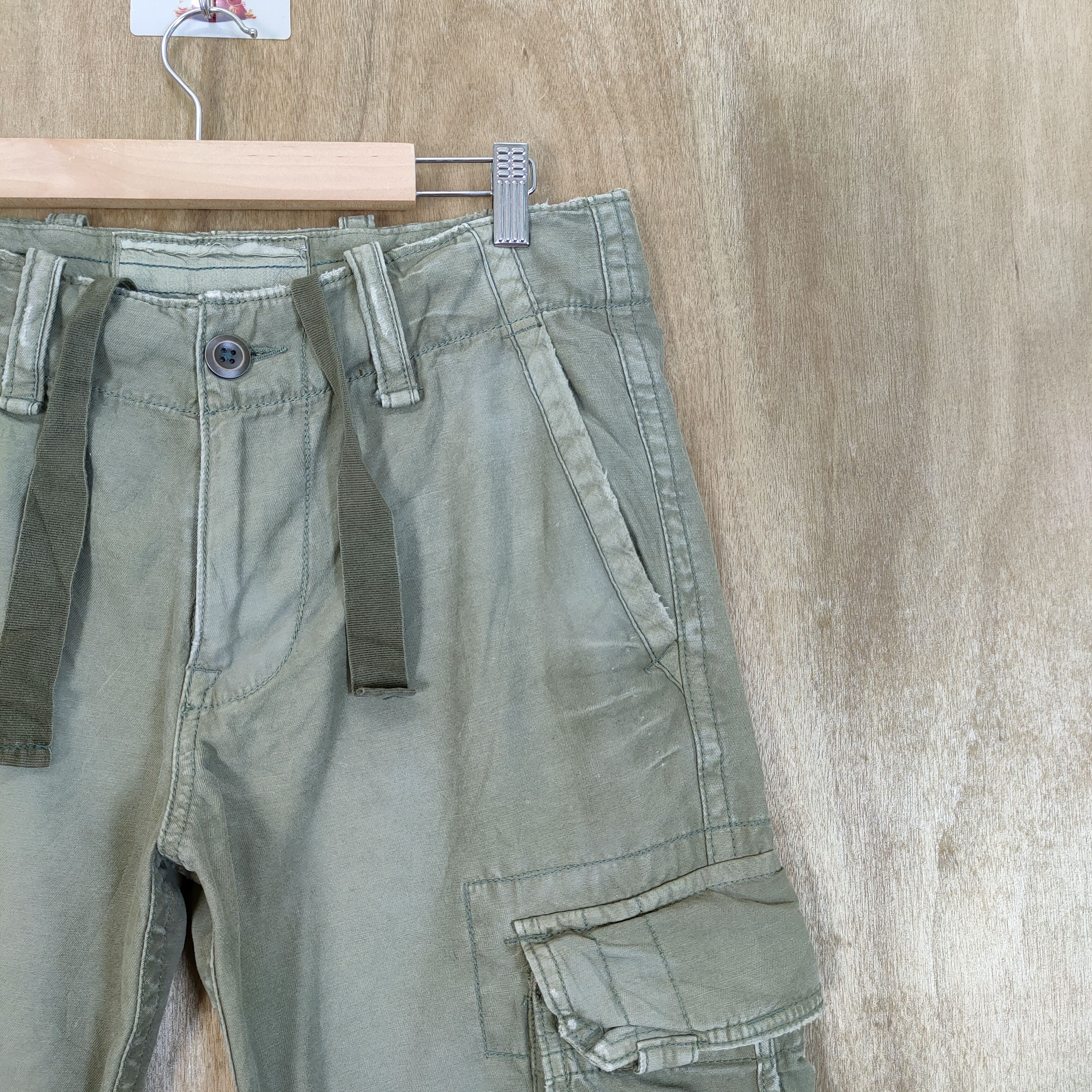 Japanese Brand JAPANESE BRAND FADED CARGO PANTS MULTIPOCKET TACTICAL Size US 30 / EU 46 - 12 Thumbnail