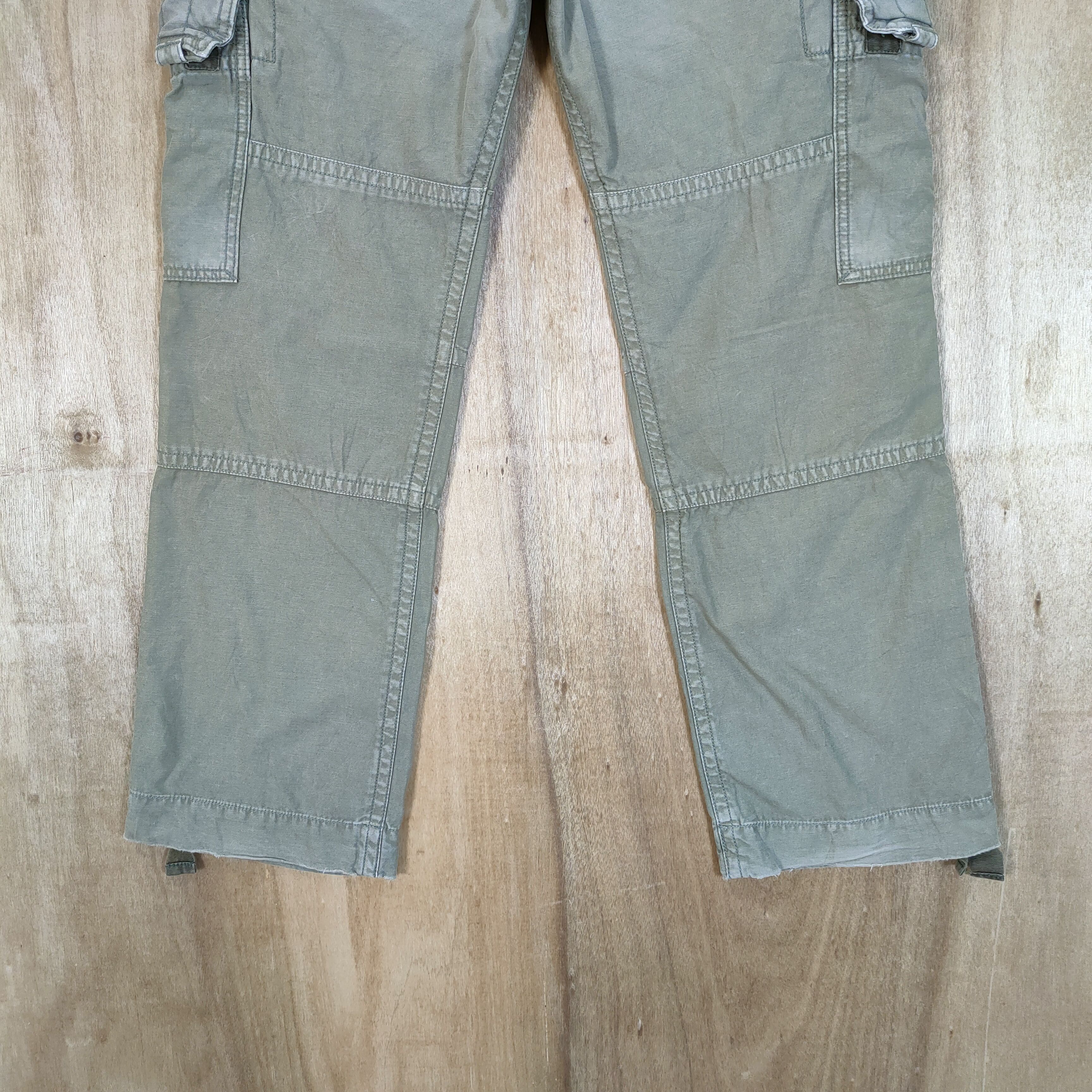 Japanese Brand JAPANESE BRAND FADED CARGO PANTS MULTIPOCKET TACTICAL Size US 30 / EU 46 - 10 Thumbnail