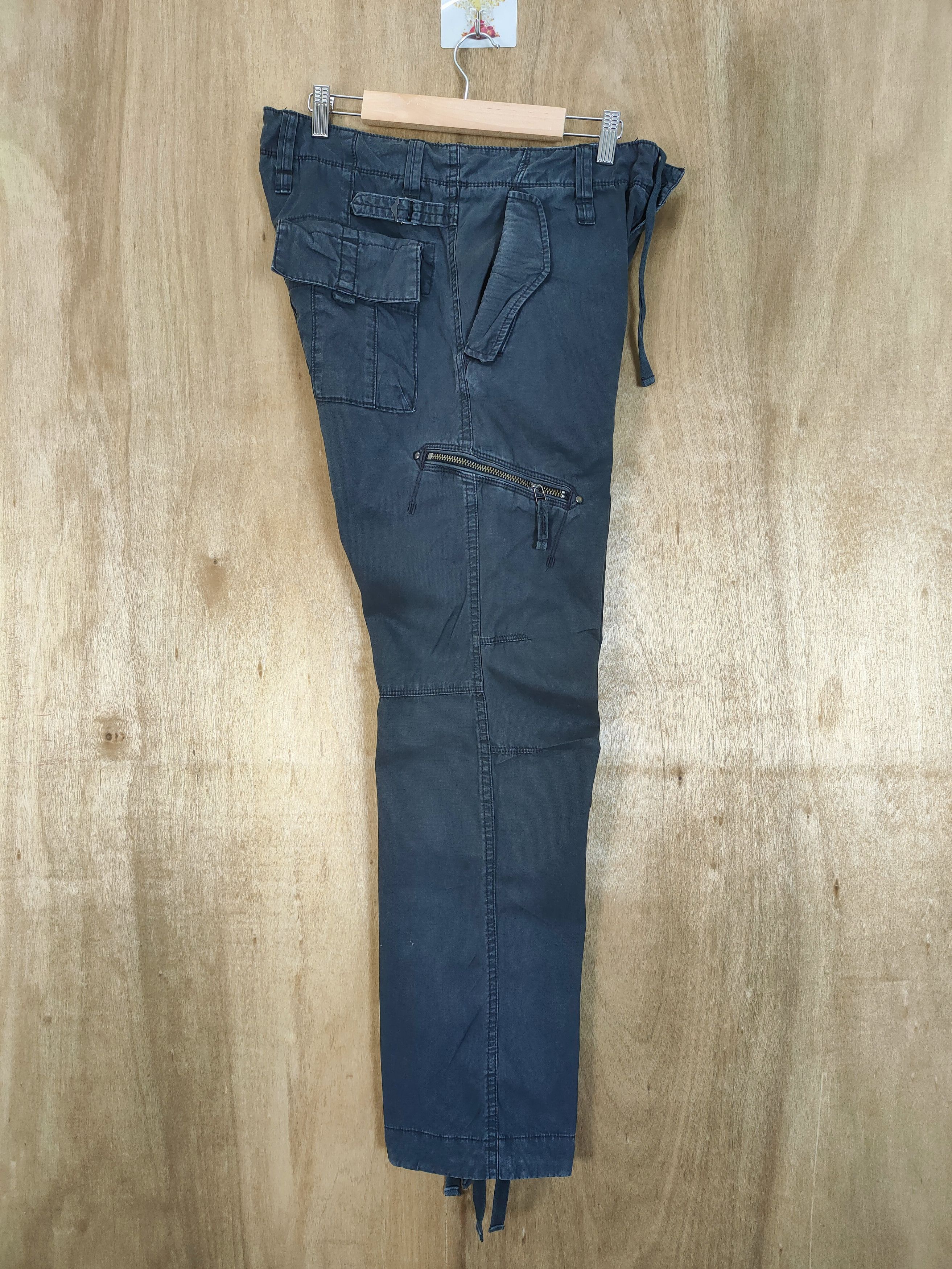 Japanese Brand VINTAGE JAPANESE BRAND BLACK CARGO PANTS Size US 30 / EU 46 - 13 Thumbnail