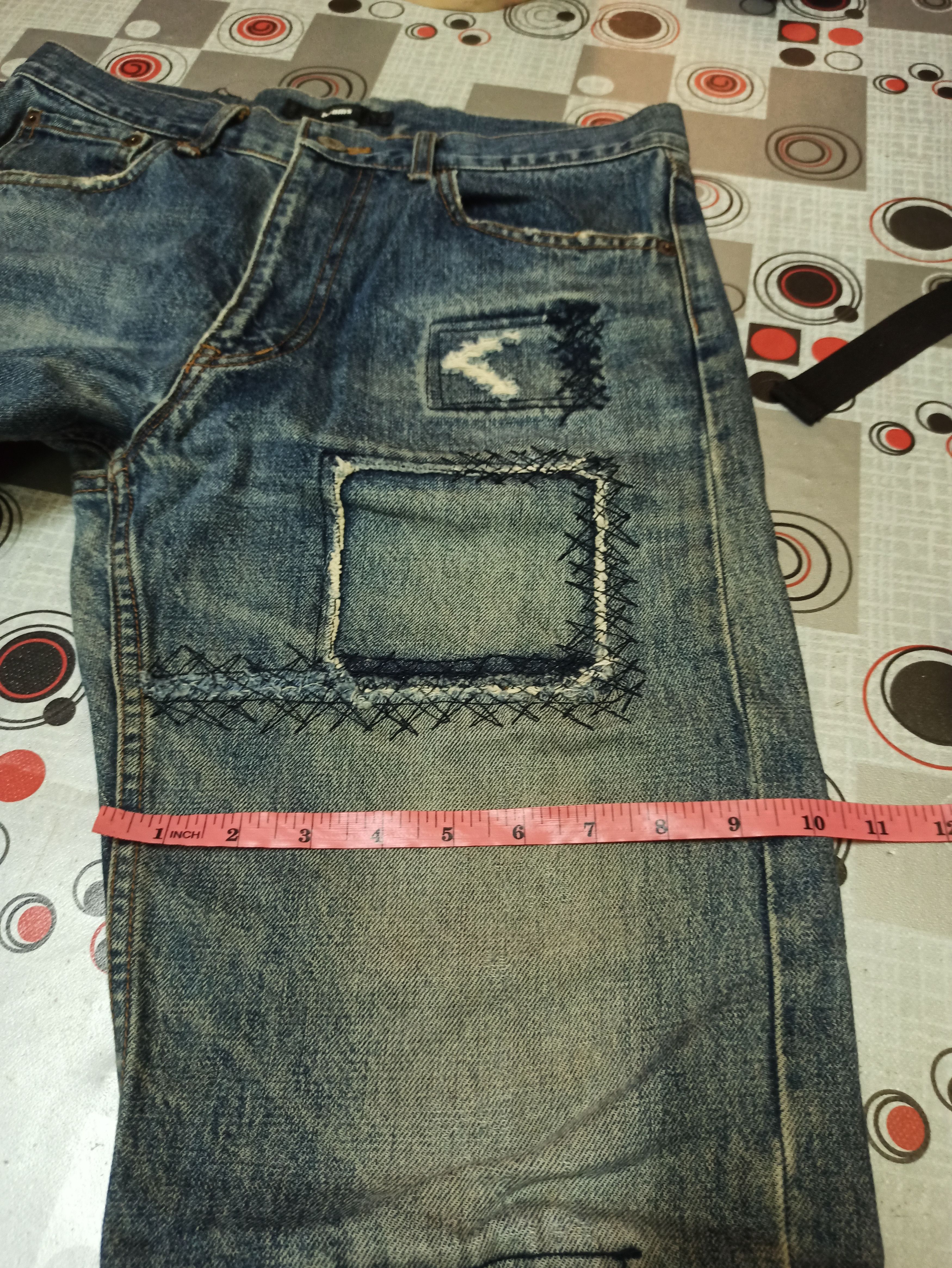 Beams Plus Rare Distressed Denim BEAMS Jeans Made In Japan Size US 28 / EU 44 - 13 Thumbnail
