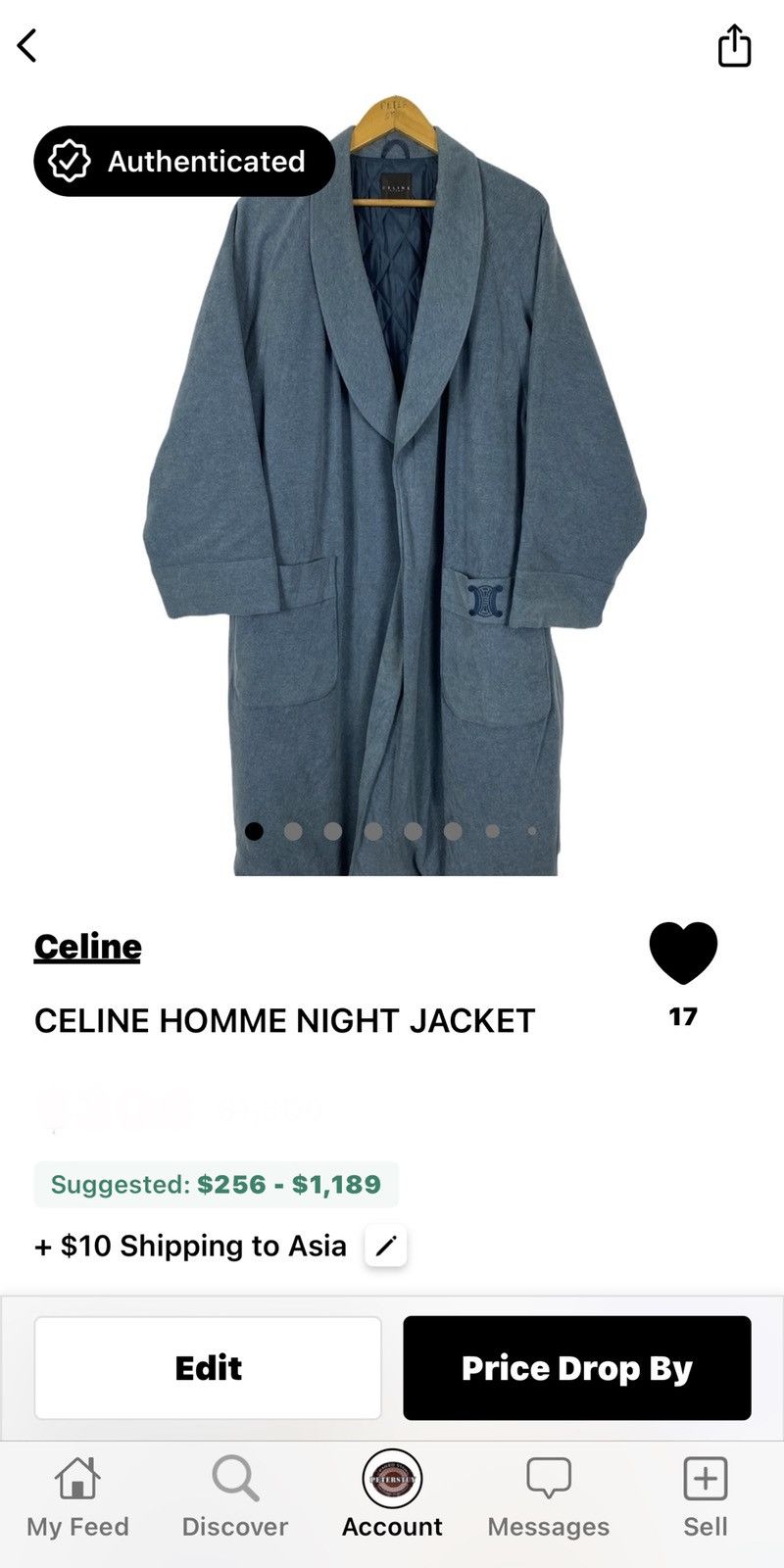 Celine CELINE HOMME NIGHT JACKET Size US M / EU 48-50 / 2 - 15 Thumbnail