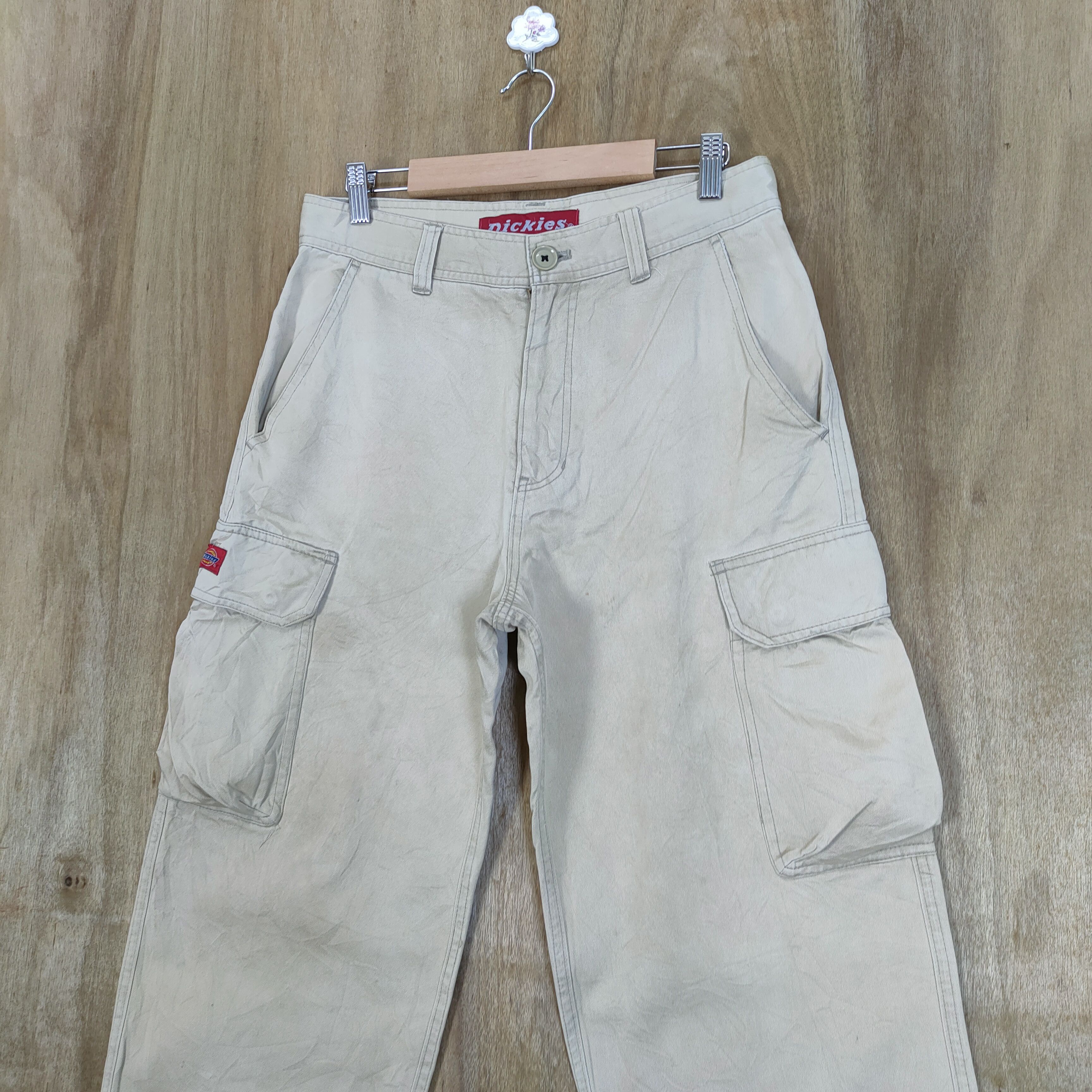 Dickies Vintage DICKIES BAGGY CARGO PANTS Size US 30 / EU 46 - 4 Thumbnail