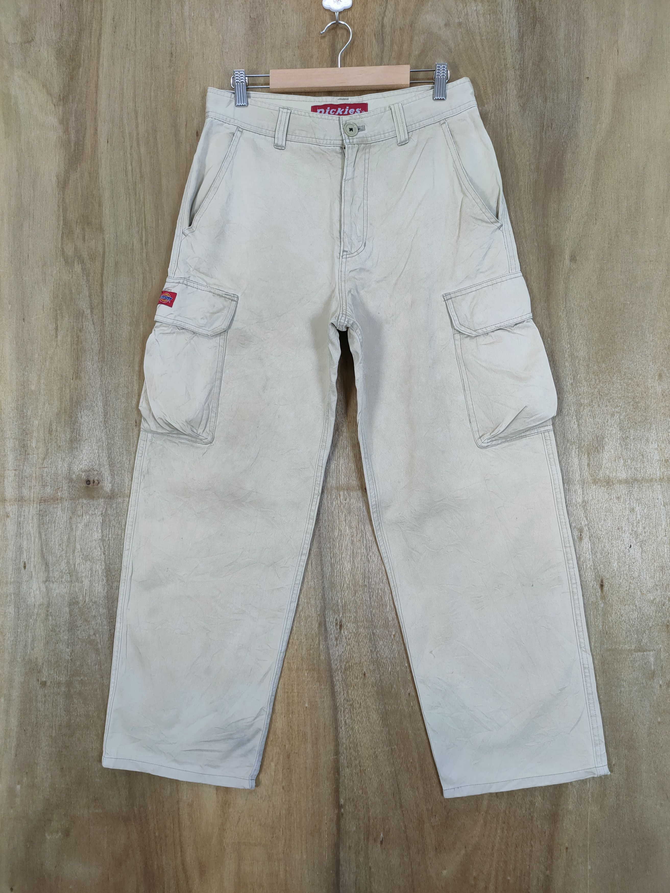 Dickies Vintage DICKIES BAGGY CARGO PANTS Size US 30 / EU 46 - 1 Thumbnail