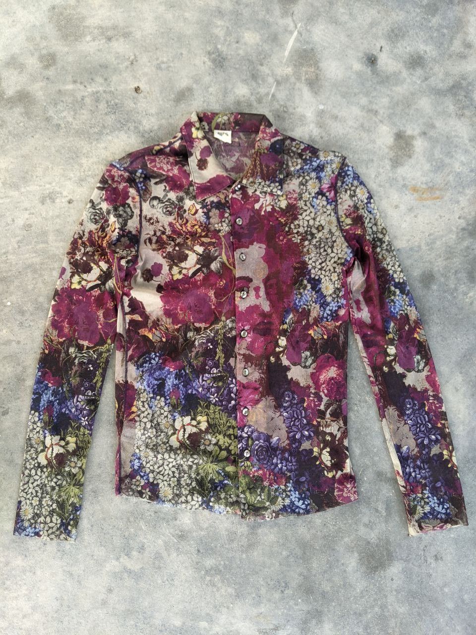 Jean Paul Gaultier Jean Paul Gaultier Flower face Mesh Size US M / EU 48-50 / 2 - 1 Thumbnail