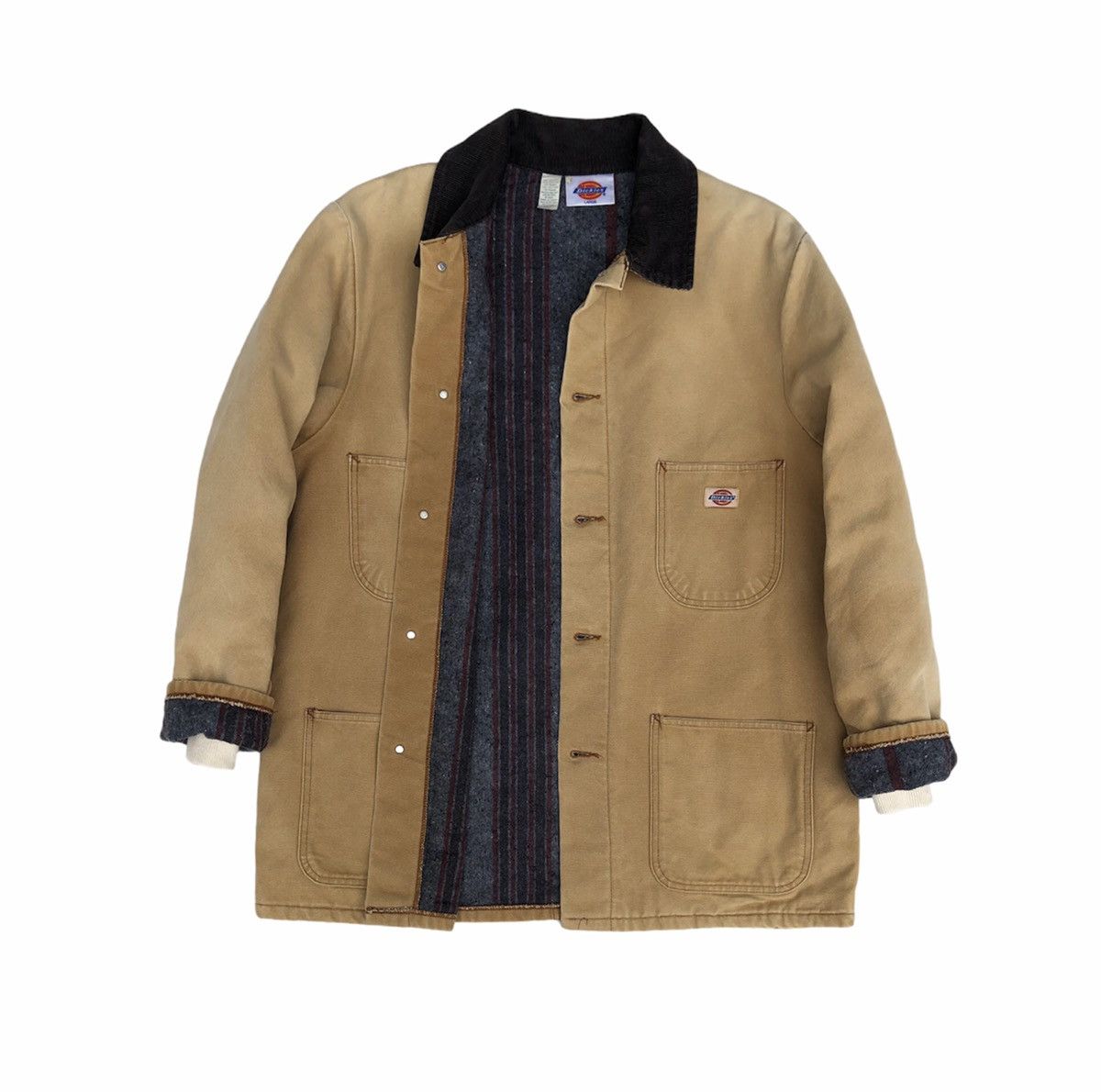 Dickies 🔥Vintage Dickies 90s Duck Canvas Blanket Chore Work Jacket Size US L / EU 52-54 / 3 - 2 Thumbnail