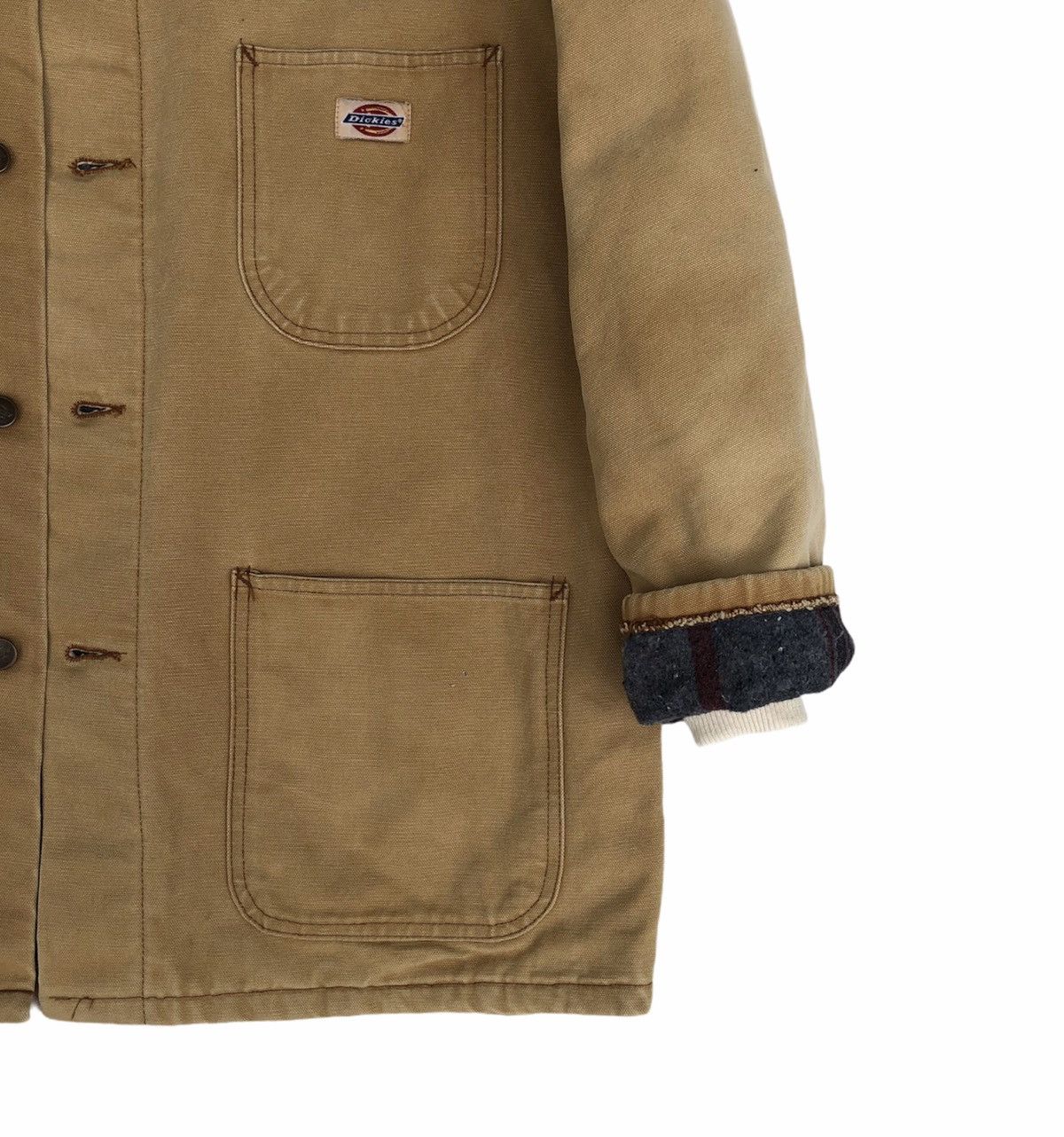 Dickies 🔥Vintage Dickies 90s Duck Canvas Blanket Chore Work Jacket Size US L / EU 52-54 / 3 - 7 Thumbnail