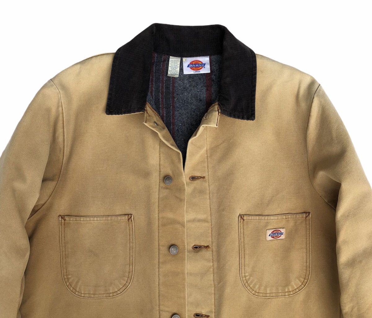 Dickies 🔥Vintage Dickies 90s Duck Canvas Blanket Chore Work Jacket Size US L / EU 52-54 / 3 - 3 Thumbnail