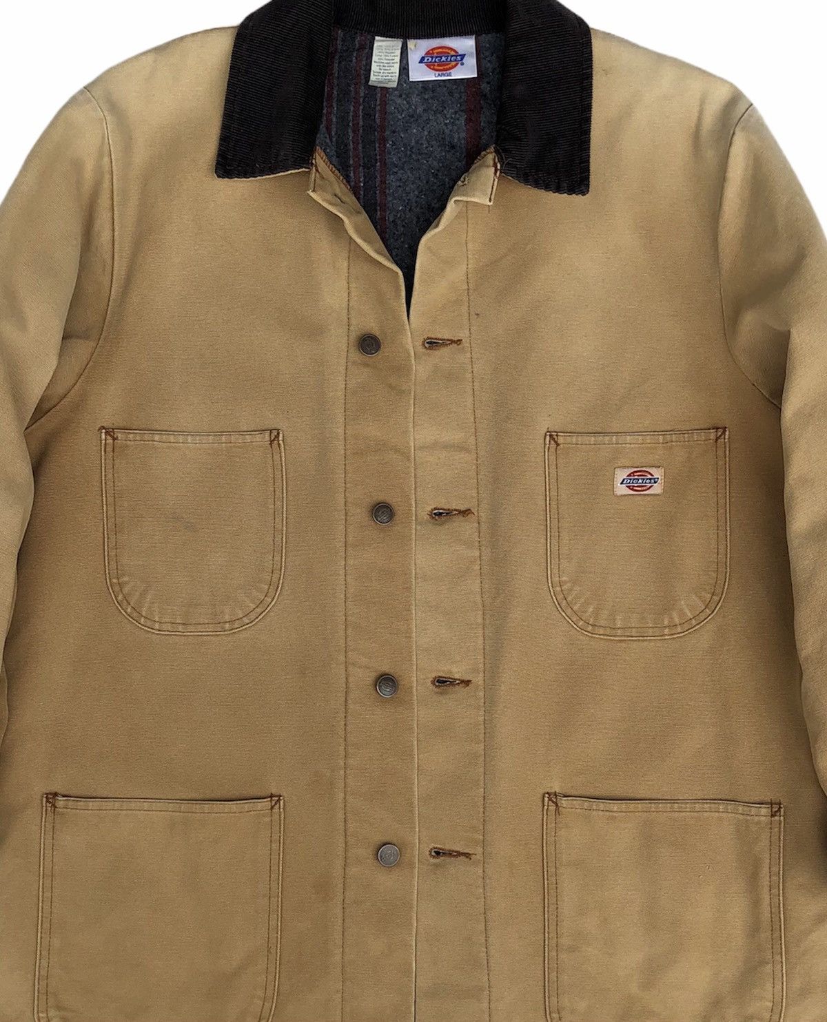 Dickies 🔥Vintage Dickies 90s Duck Canvas Blanket Chore Work Jacket Size US L / EU 52-54 / 3 - 4 Thumbnail
