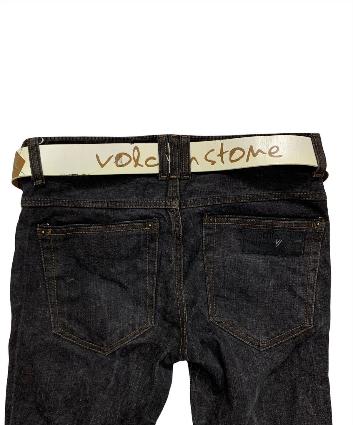 Volcom Volcom Stone Genuine Leather Belt Size 34 - 4 Thumbnail