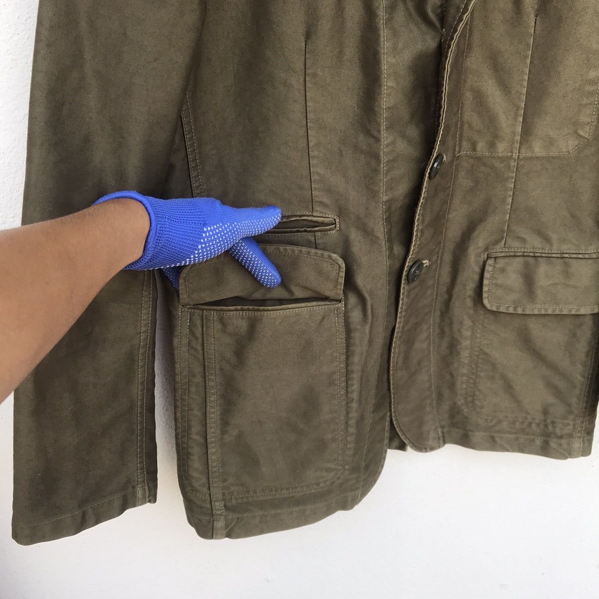 Japanese Brand RARE VTG AW 1987 Journal standard green military jacket slim Size US L / EU 52-54 / 3 - 5 Thumbnail