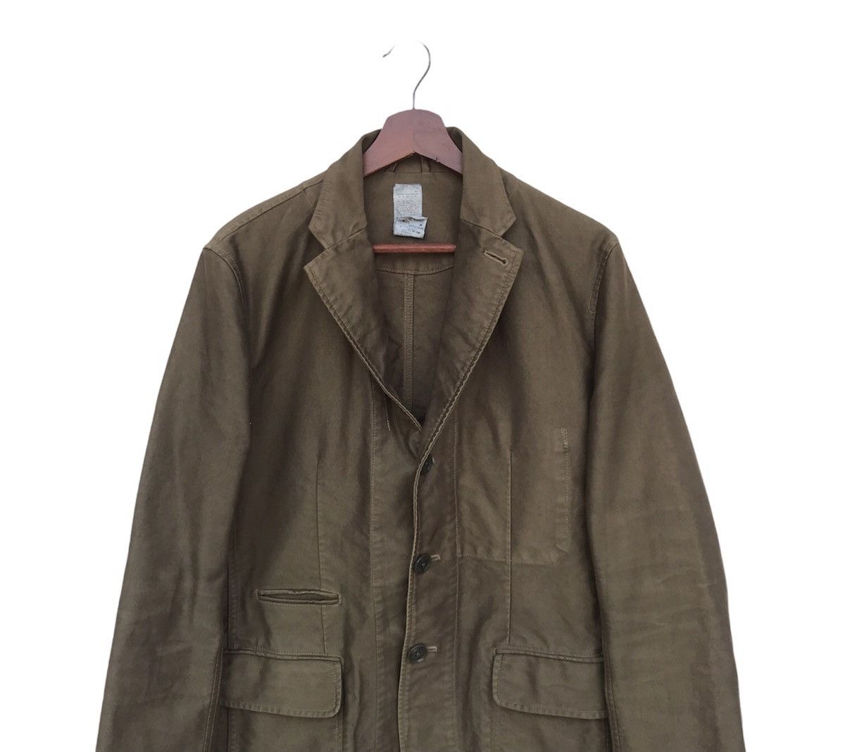 Japanese Brand RARE VTG AW 1987 Journal standard green military jacket slim Size US L / EU 52-54 / 3 - 3 Thumbnail