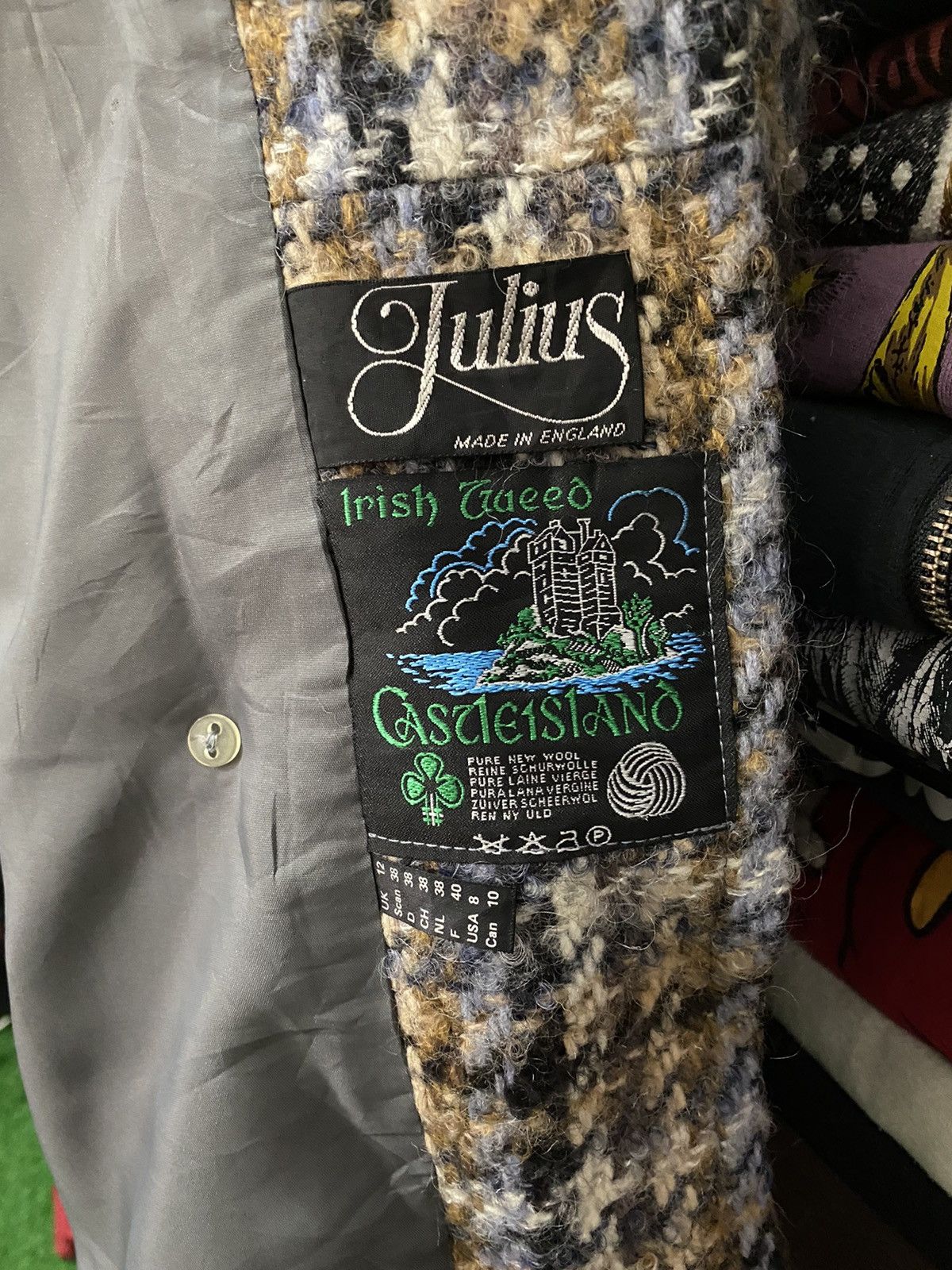 Julius × Vintage VINTAGE JULIUS WOOL IRISH TWEED HERITAGE JACKET Size US M / EU 48-50 / 2 - 8 Thumbnail
