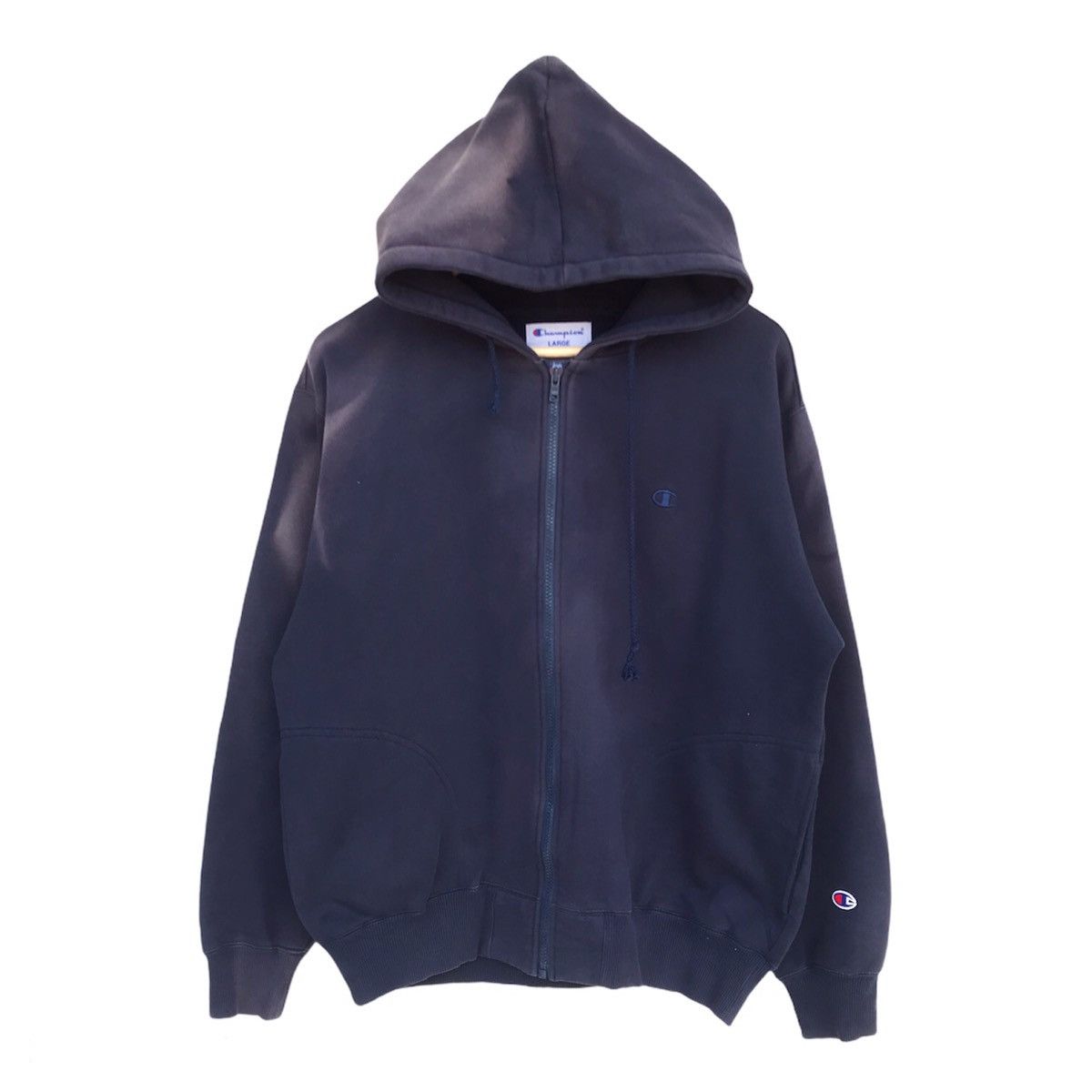 Champion × Vintage Vintage Champion acidwash distressed faded hoodie Size US L / EU 52-54 / 3 - 1 Thumbnail