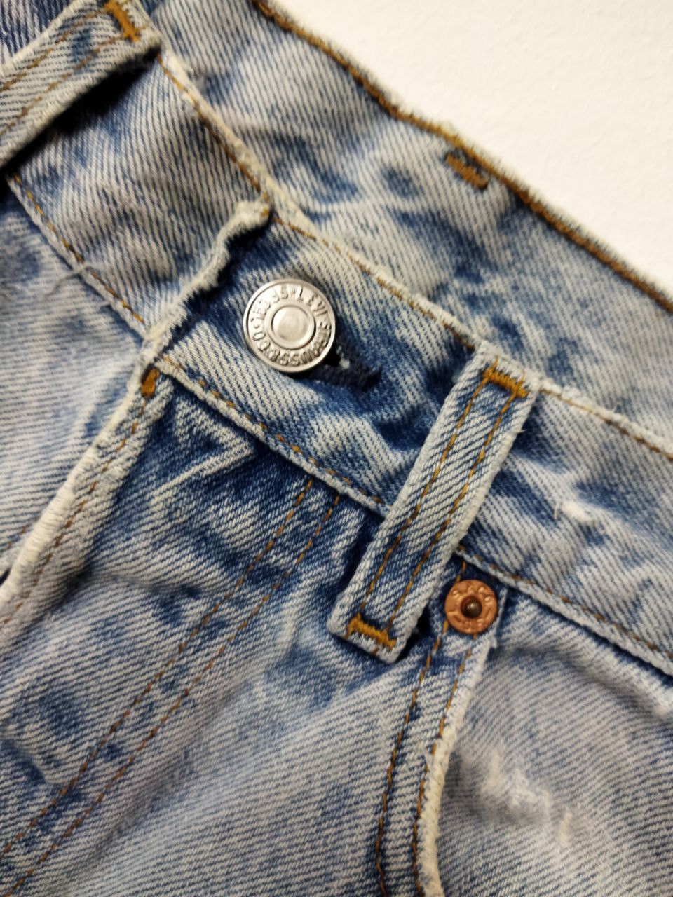 Levi's Vintage Clothing Vintage LEVI'S Custom Made Distressed Jeans - Size 31 Size US 31 - 7 Thumbnail