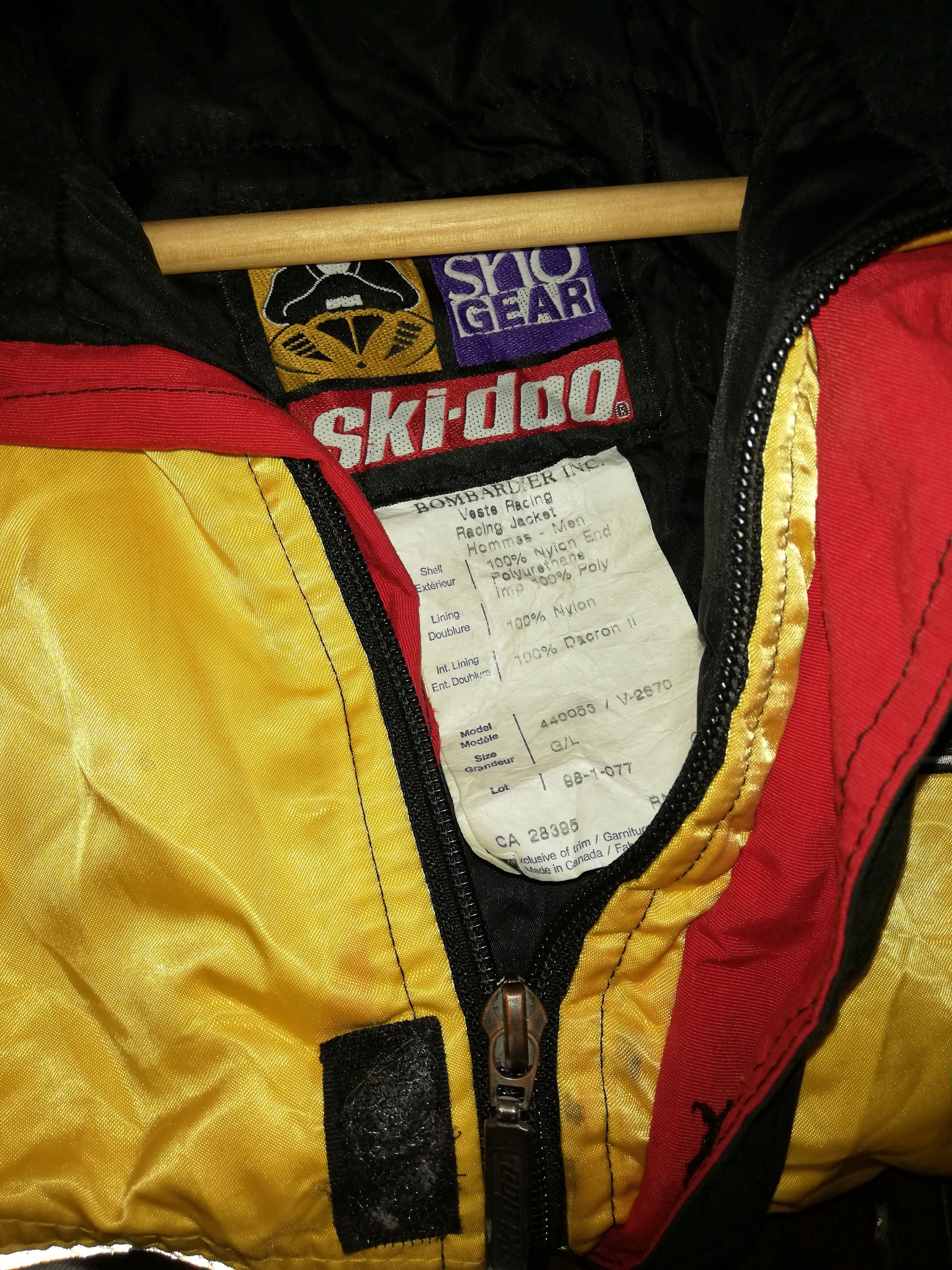 Other Skidoo Bombardier Embroidered Jacket Size US L / EU 52-54 / 3 - 10 Thumbnail