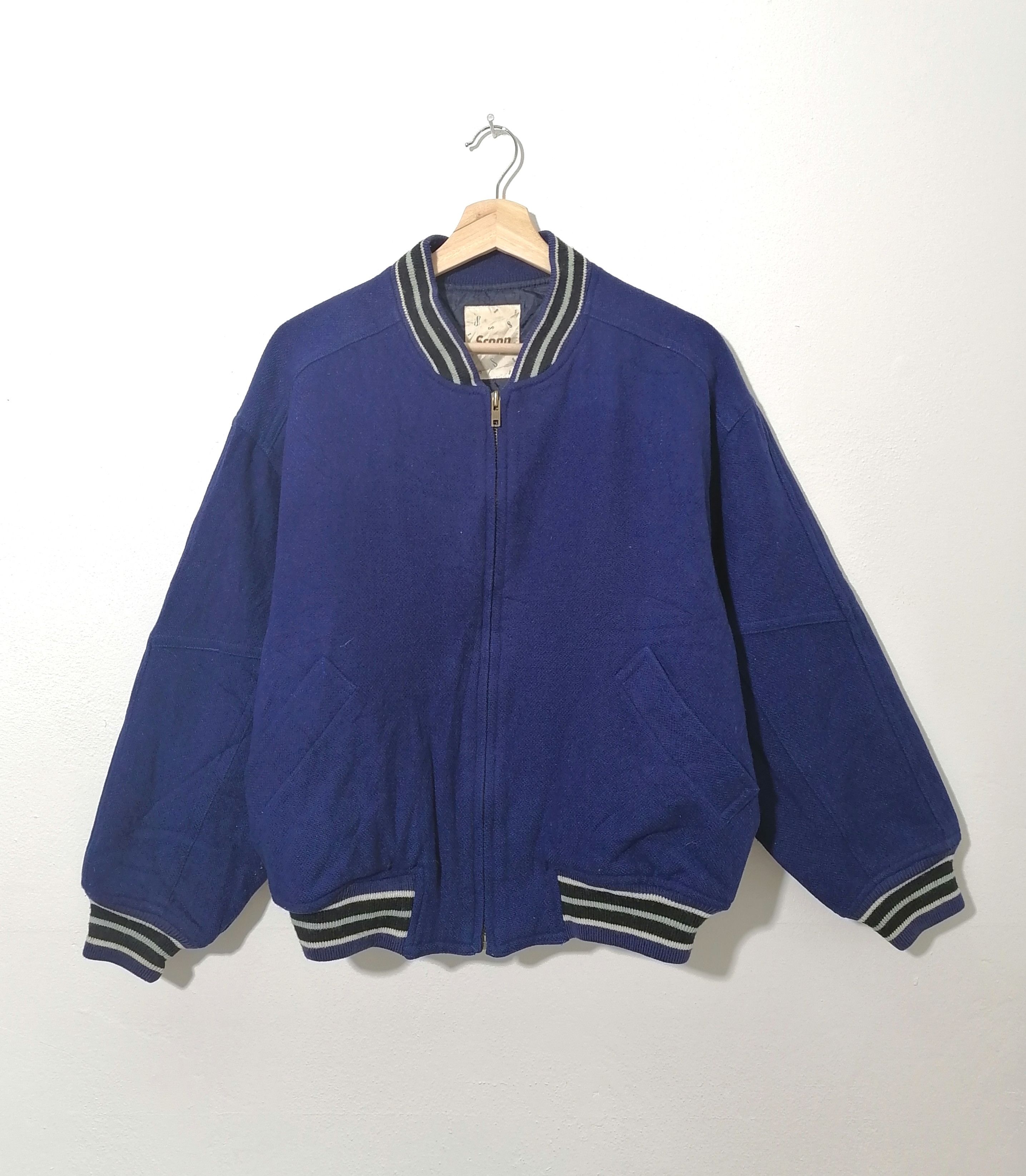 Japanese Brand Scoop Varsity Jacket Size US L / EU 52-54 / 3 - 3 Thumbnail
