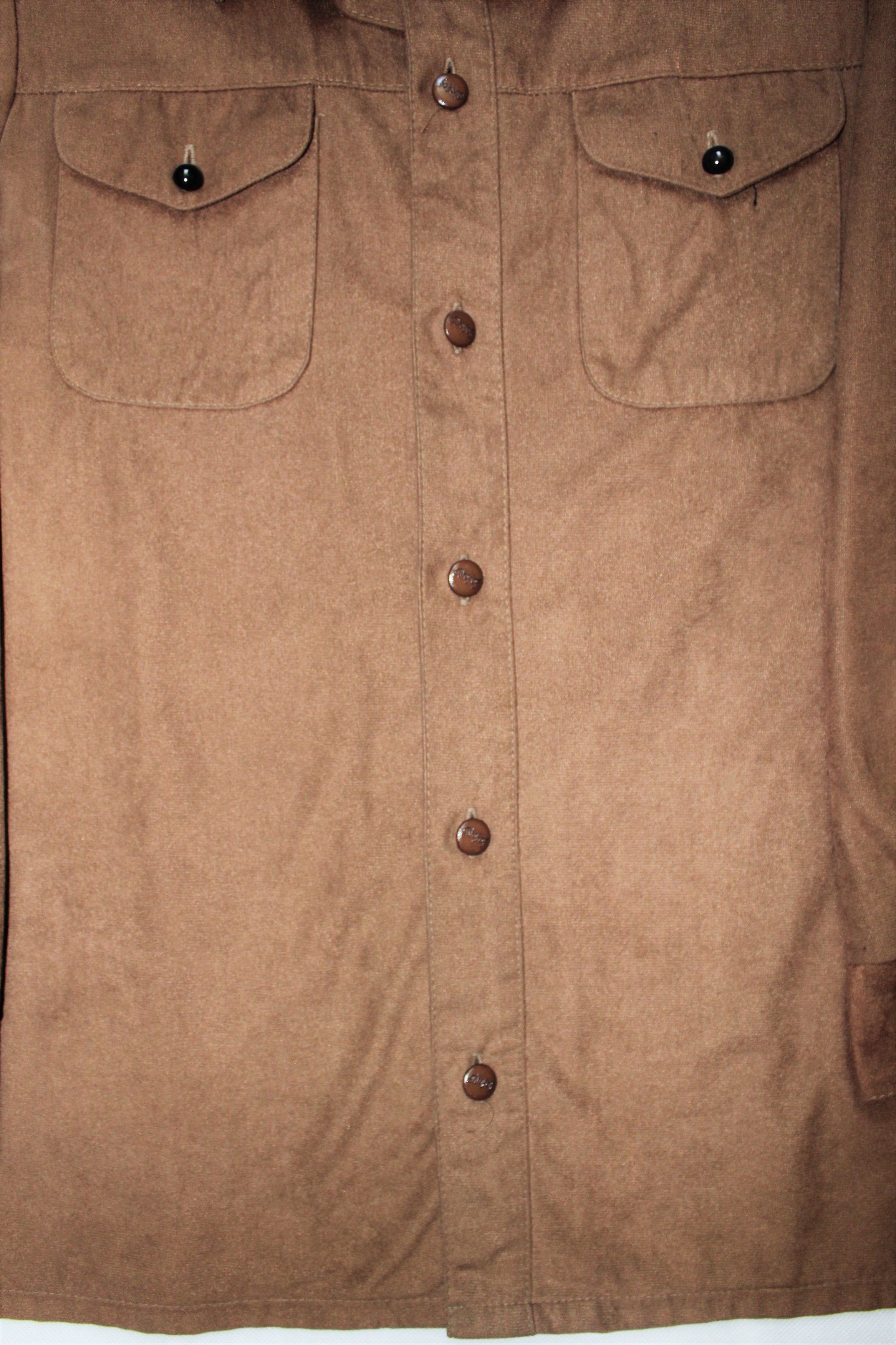 Japanese Brand × Vintage Vintage Western Cowboy Light Brown Button Up Shirt Size US L / EU 52-54 / 3 - 4 Thumbnail