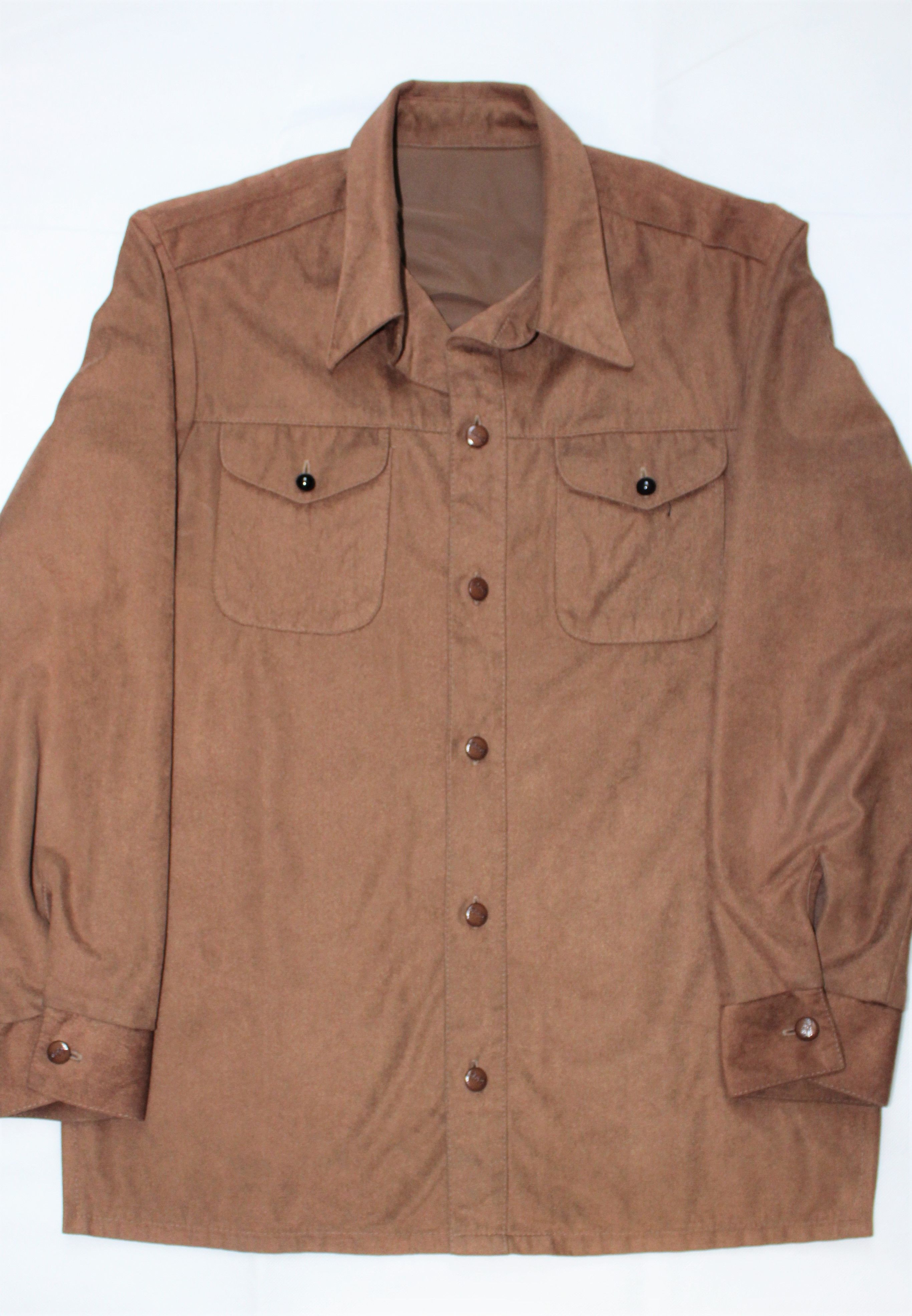 Japanese Brand × Vintage Vintage Western Cowboy Light Brown Button Up Shirt Size US L / EU 52-54 / 3 - 5 Thumbnail