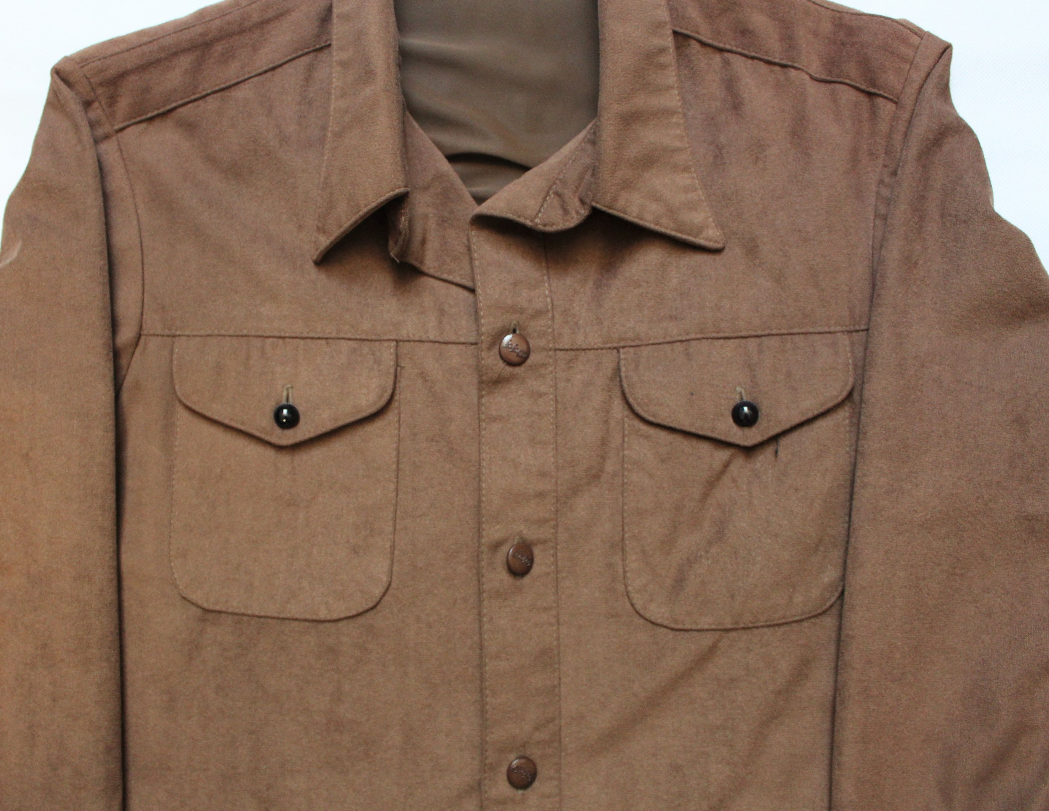 Japanese Brand × Vintage Vintage Western Cowboy Light Brown Button Up Shirt Size US L / EU 52-54 / 3 - 2 Thumbnail