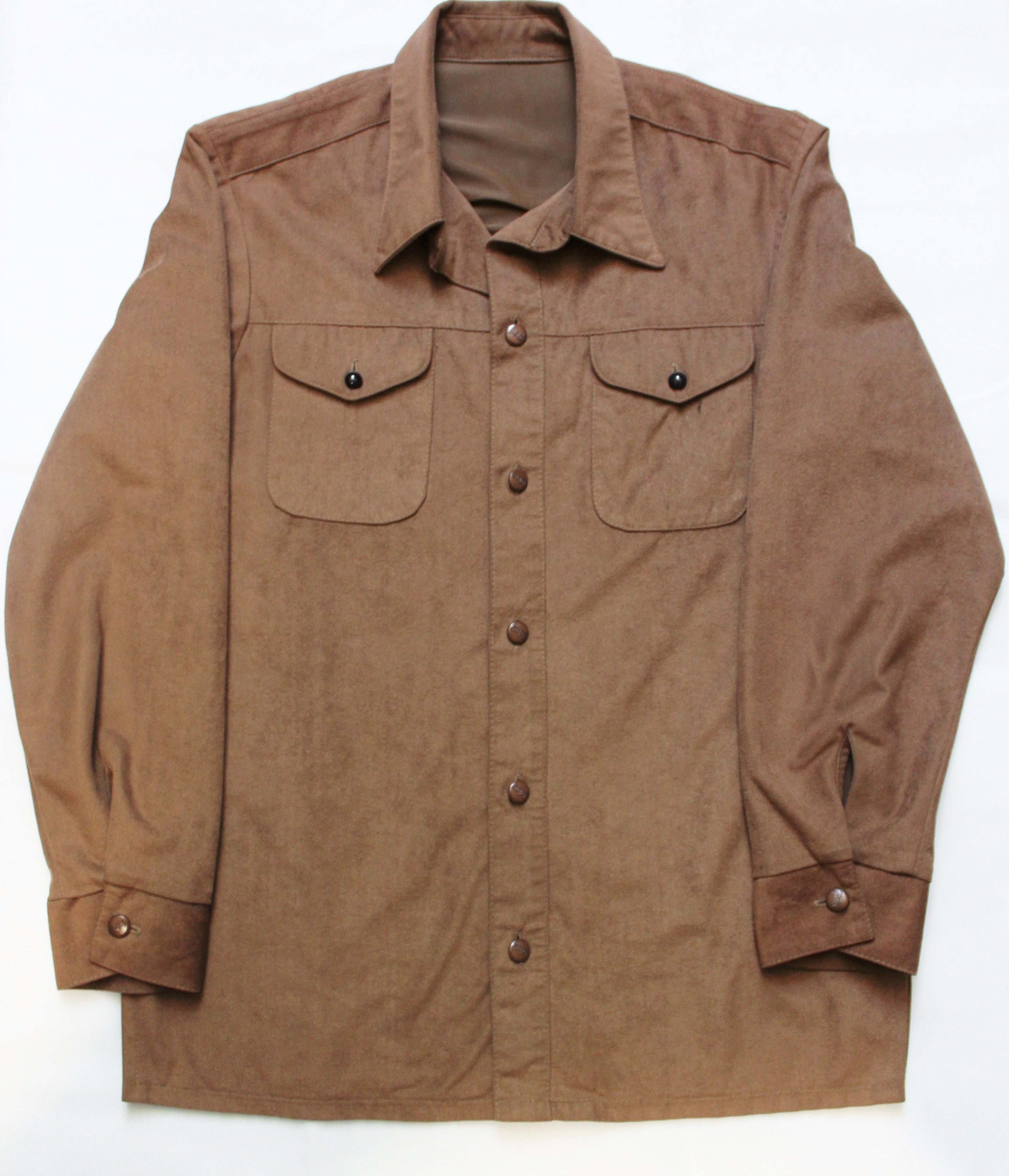 Japanese Brand × Vintage Vintage Western Cowboy Light Brown Button Up Shirt Size US L / EU 52-54 / 3 - 1 Thumbnail