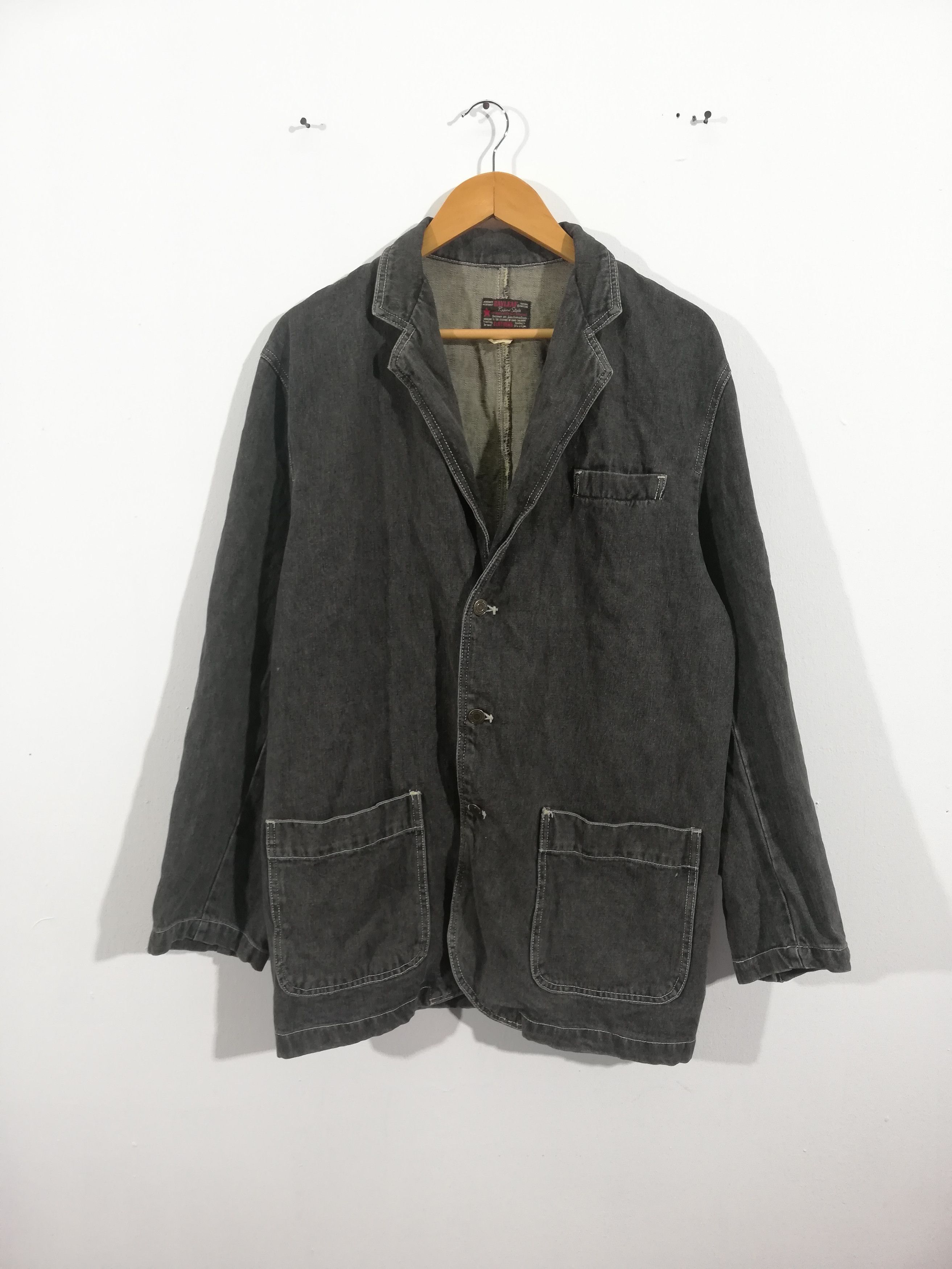 Japanese Brand × Vintage Vintage Bay Leaf Denim Jacket Size US M / EU 48-50 / 2 - 1 Thumbnail