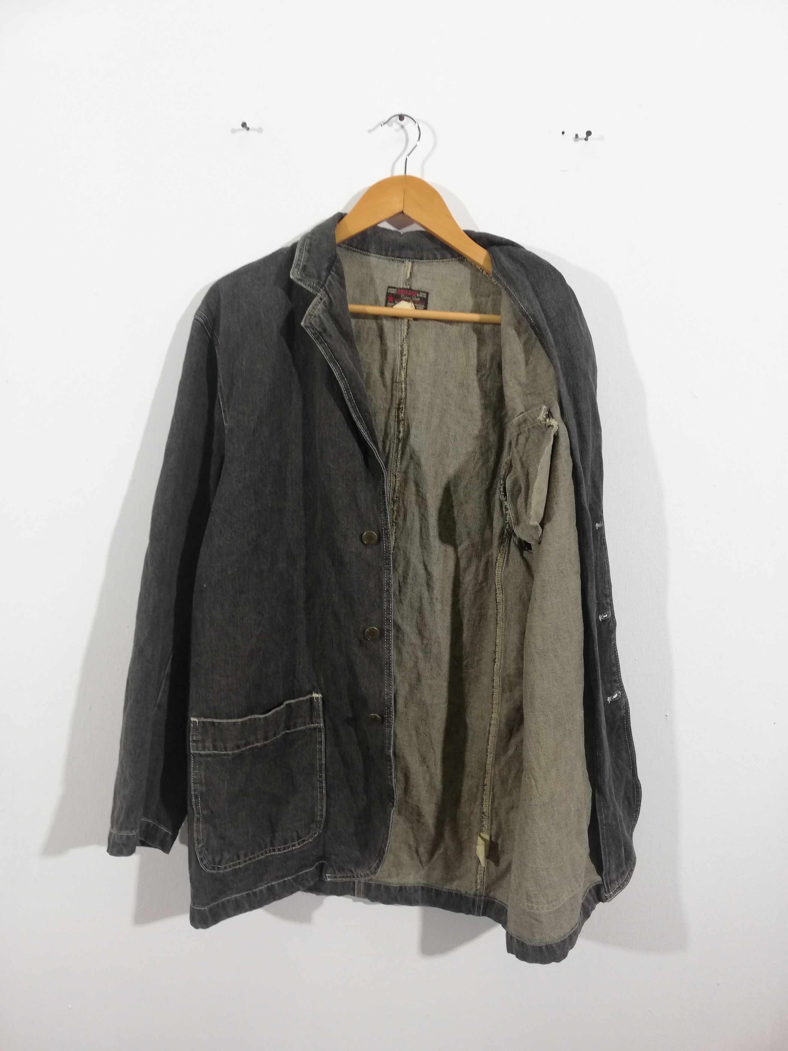 Japanese Brand × Vintage Vintage Bay Leaf Denim Jacket Size US M / EU 48-50 / 2 - 2 Thumbnail