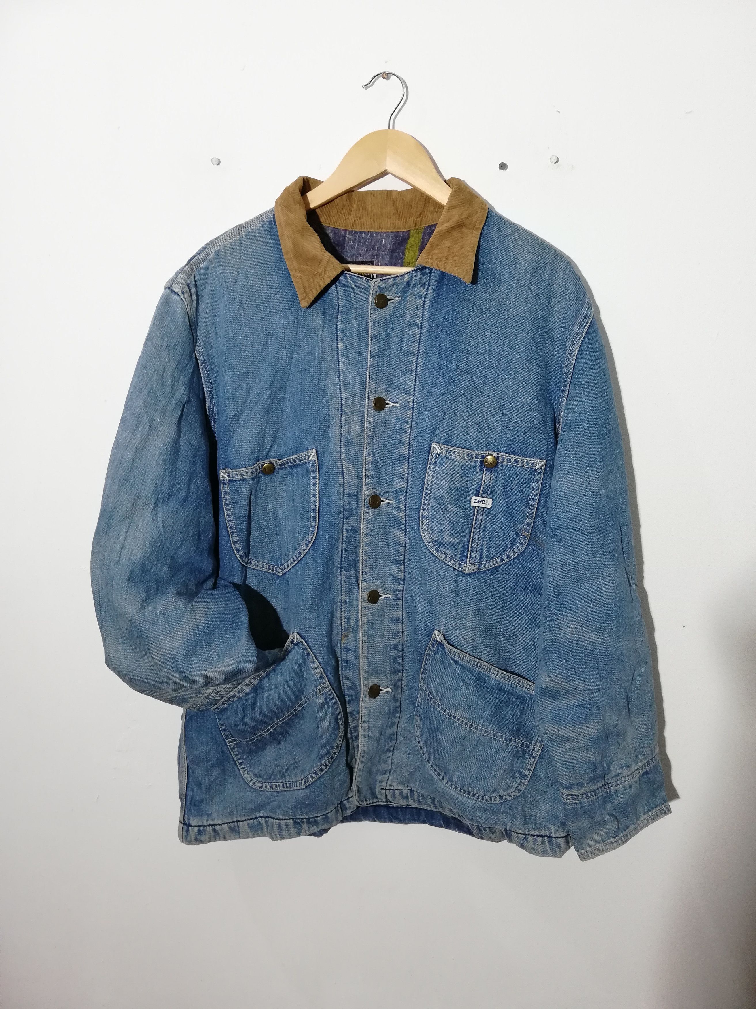 Japanese Brand × Lee × Vintage Rare!! Vintage Lee Denim Jacket Size US L / EU 52-54 / 3 - 1 Thumbnail