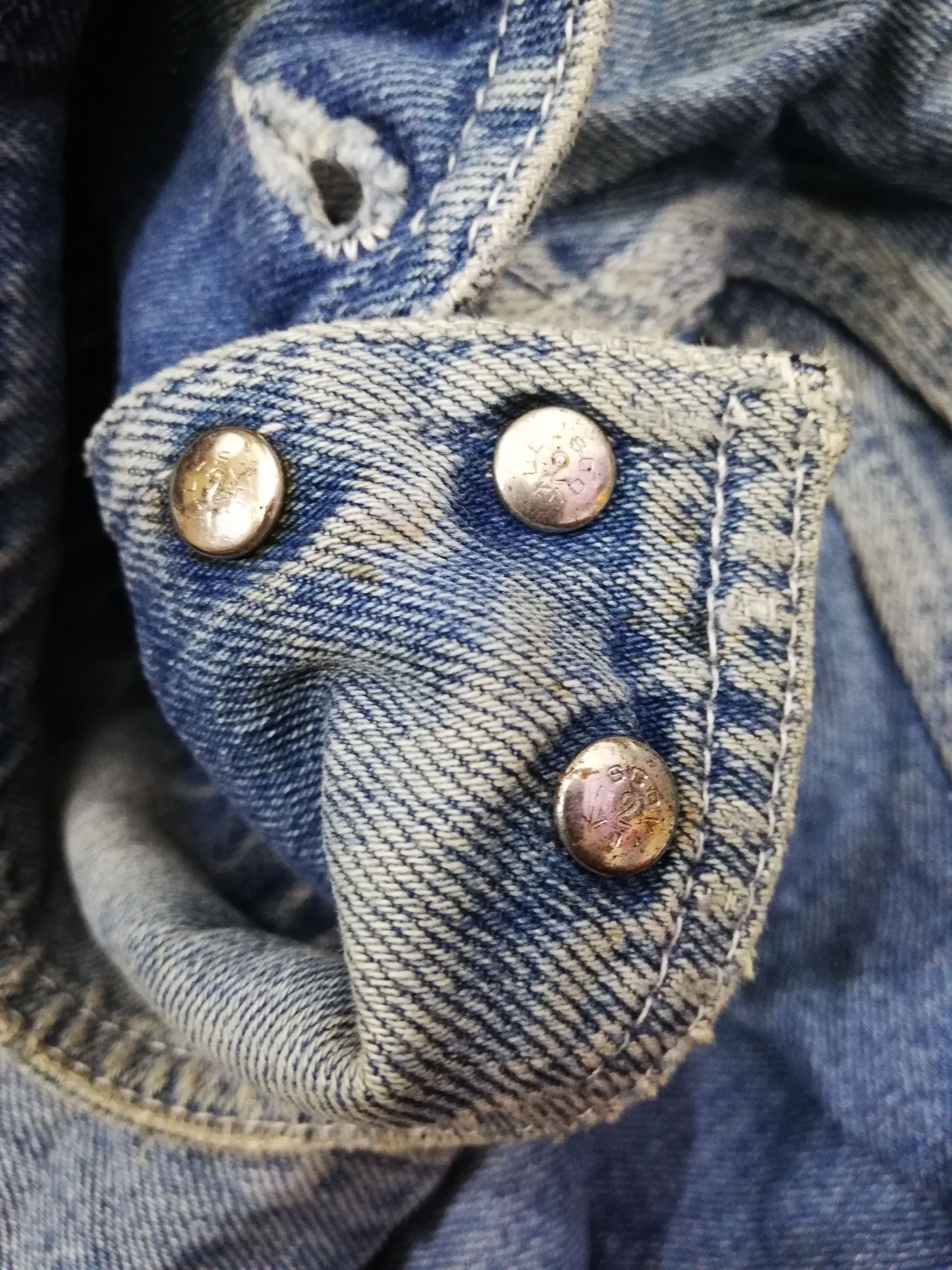 Japanese Brand × Lee × Vintage Rare!! Vintage Lee Denim Jacket Size US L / EU 52-54 / 3 - 8 Thumbnail