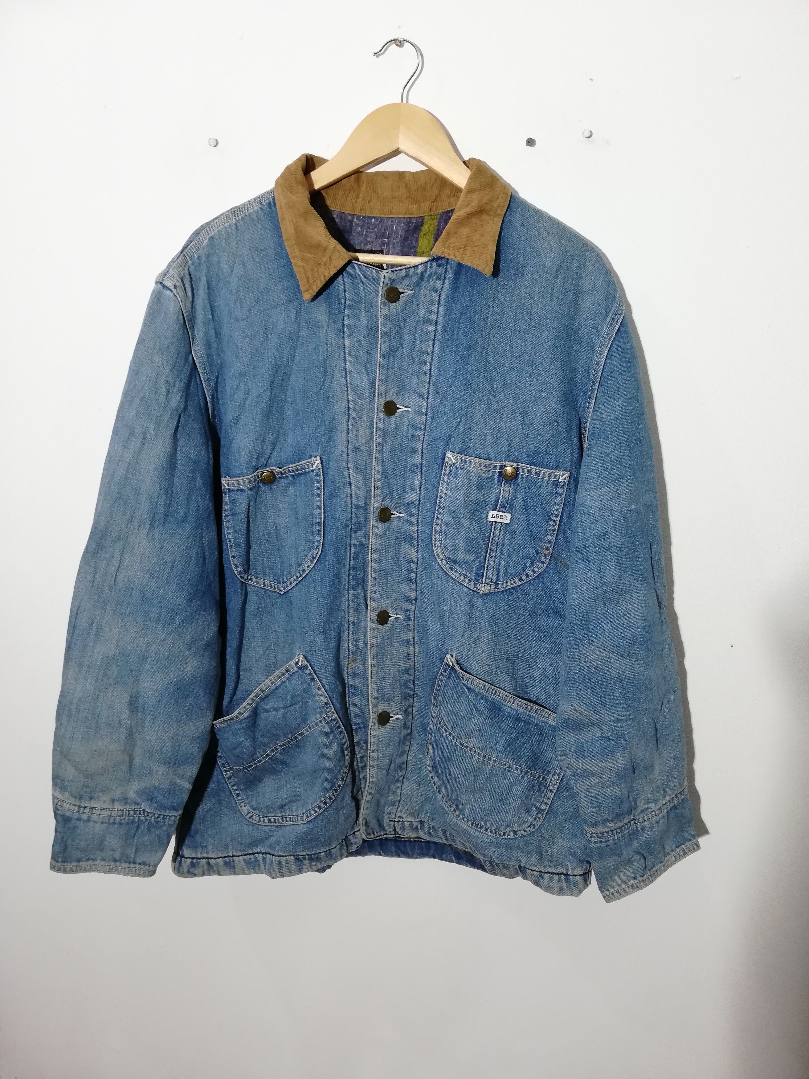 Japanese Brand × Lee × Vintage Rare!! Vintage Lee Denim Jacket Size US L / EU 52-54 / 3 - 5 Thumbnail