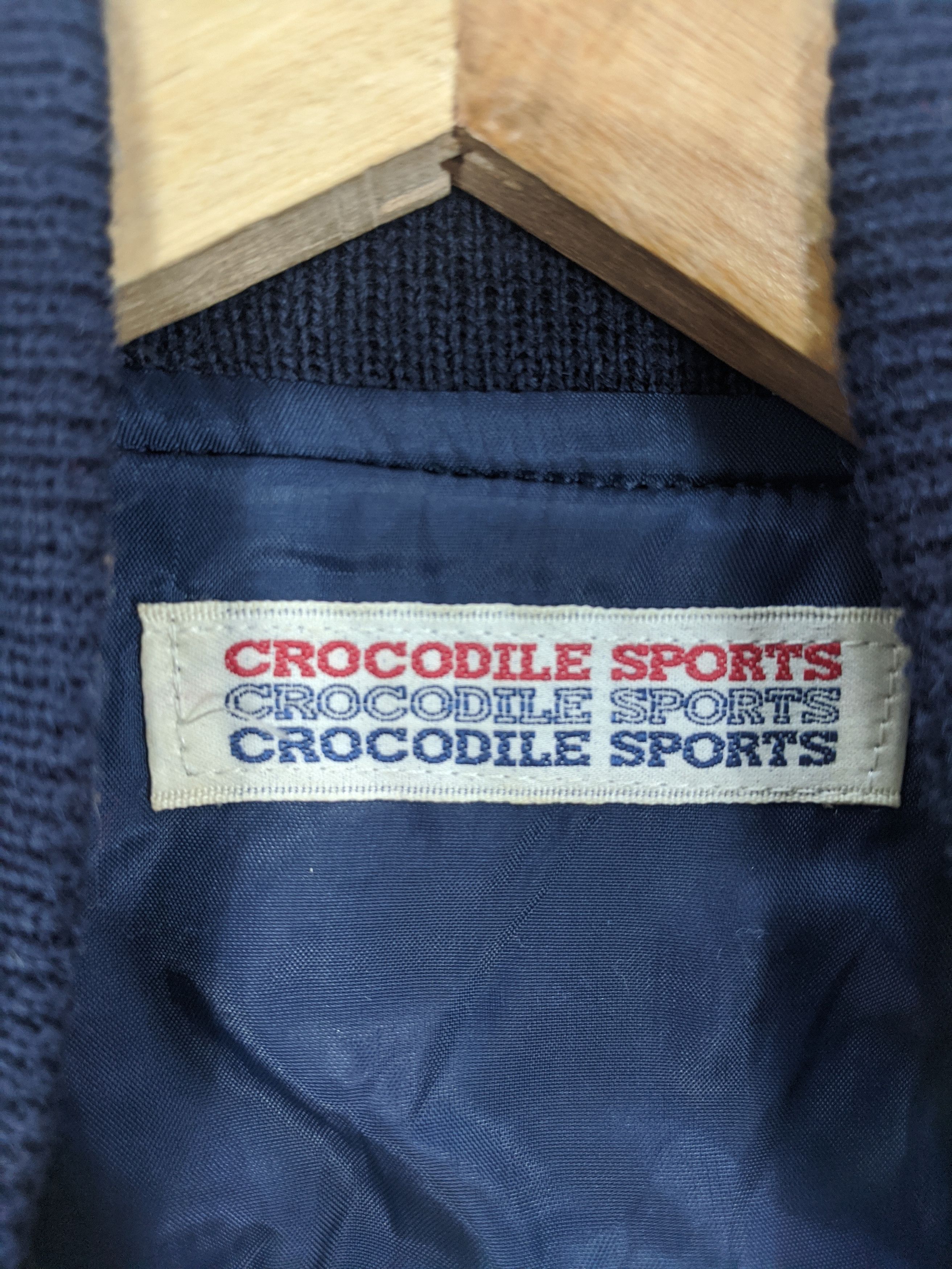 Japanese Brand Vintage 90s Crocodile Sport Varsity Jacket V0152 Size US M / EU 48-50 / 2 - 9 Thumbnail
