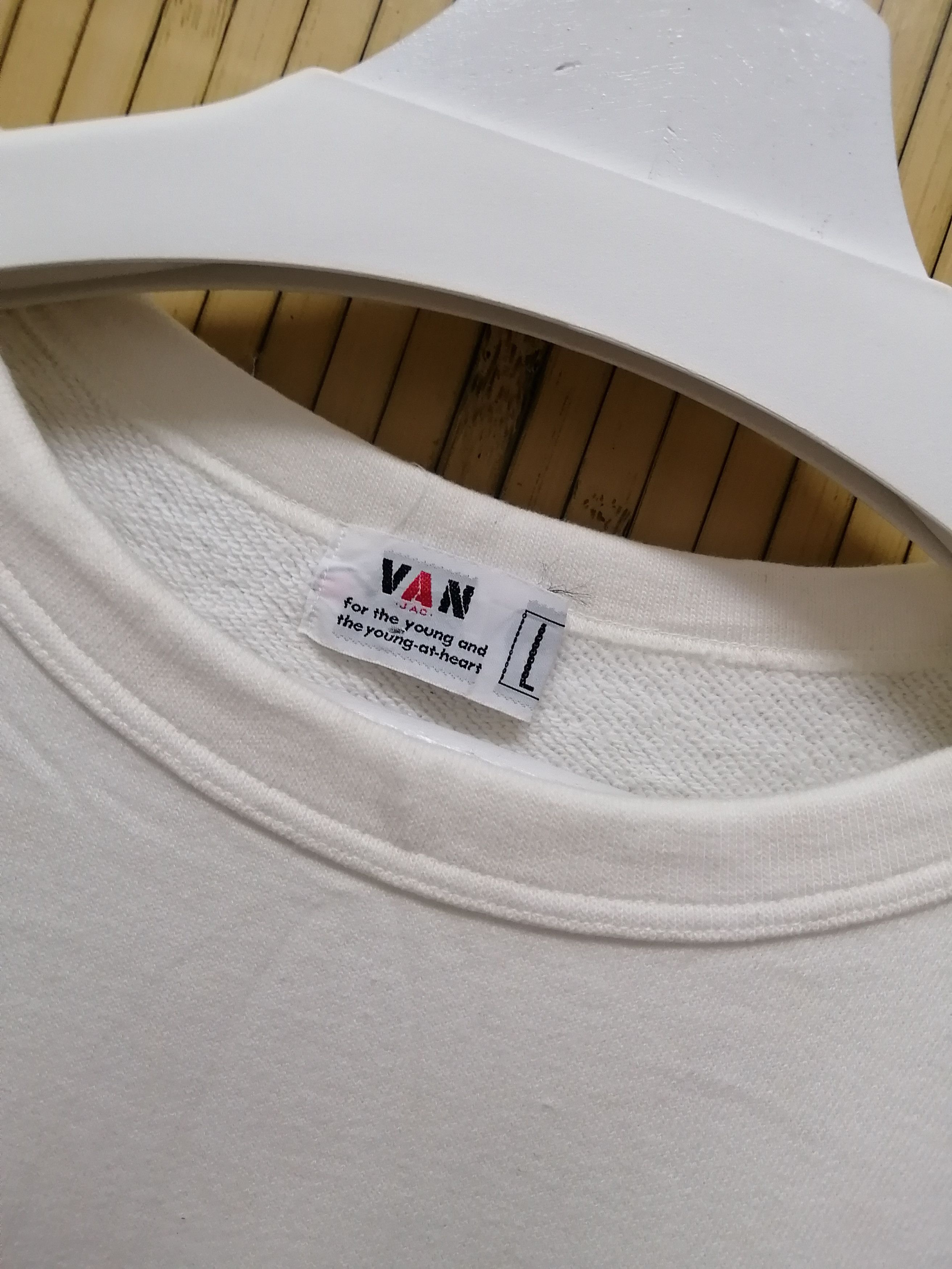 Van VAN JAC Spell Out Sweatshirt Size US L / EU 52-54 / 3 - 5 Thumbnail