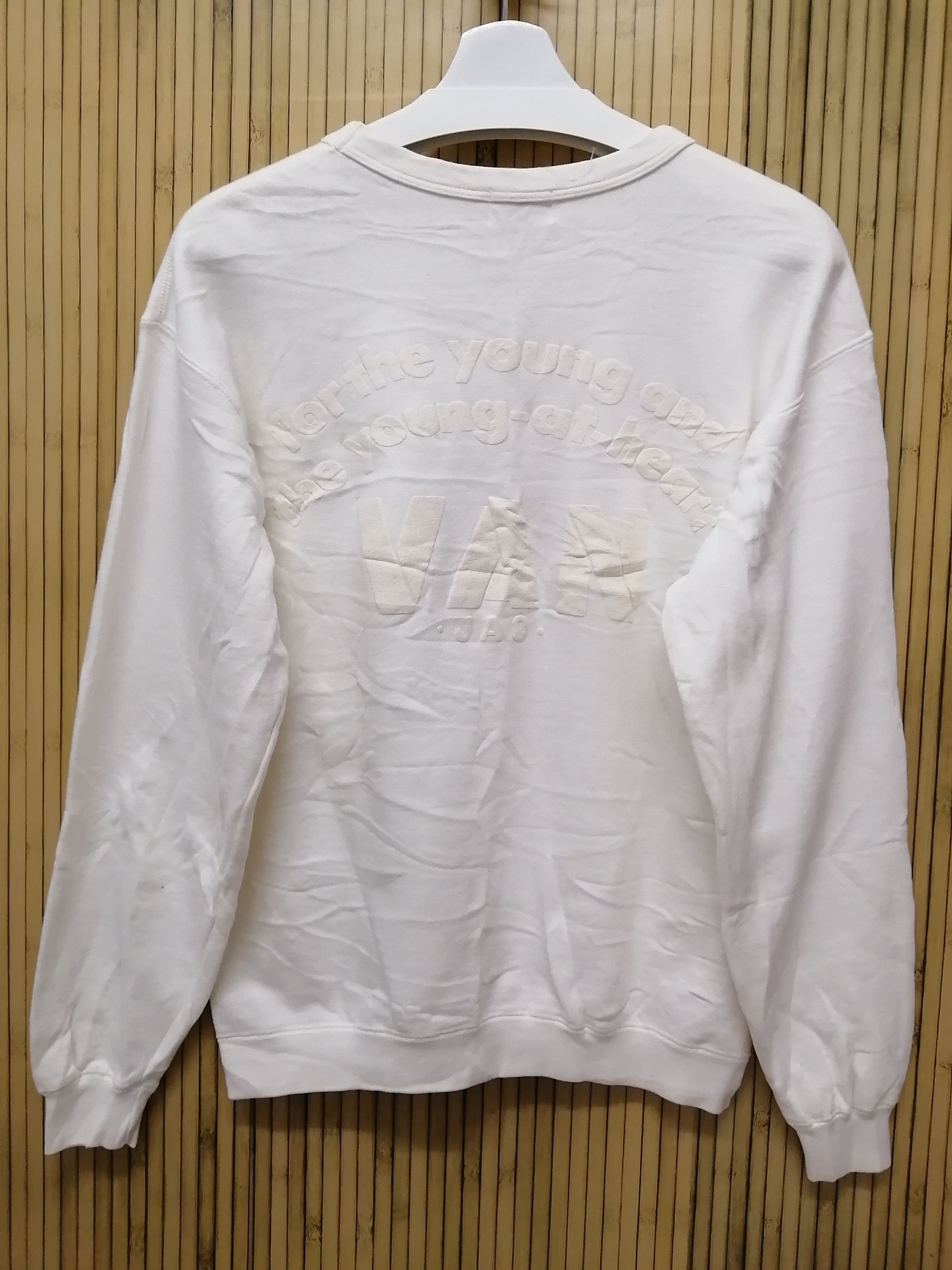 Van VAN JAC Spell Out Sweatshirt Size US L / EU 52-54 / 3 - 4 Thumbnail